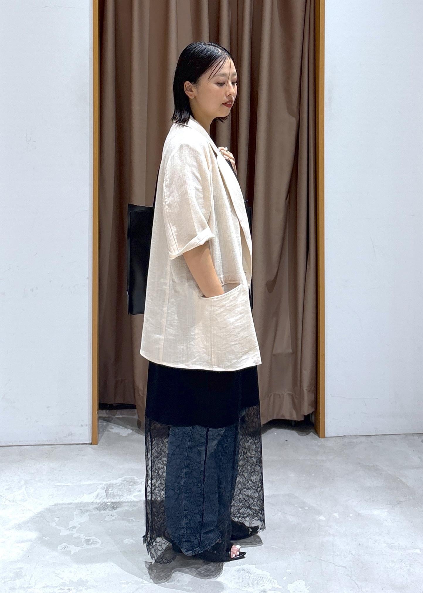エーピーストゥディオ リネン ジャケット 日本製 キナリ S リネンジャケット #キナリ / nitta / OUTLET ｜J'aDoRe JUN ONLINE