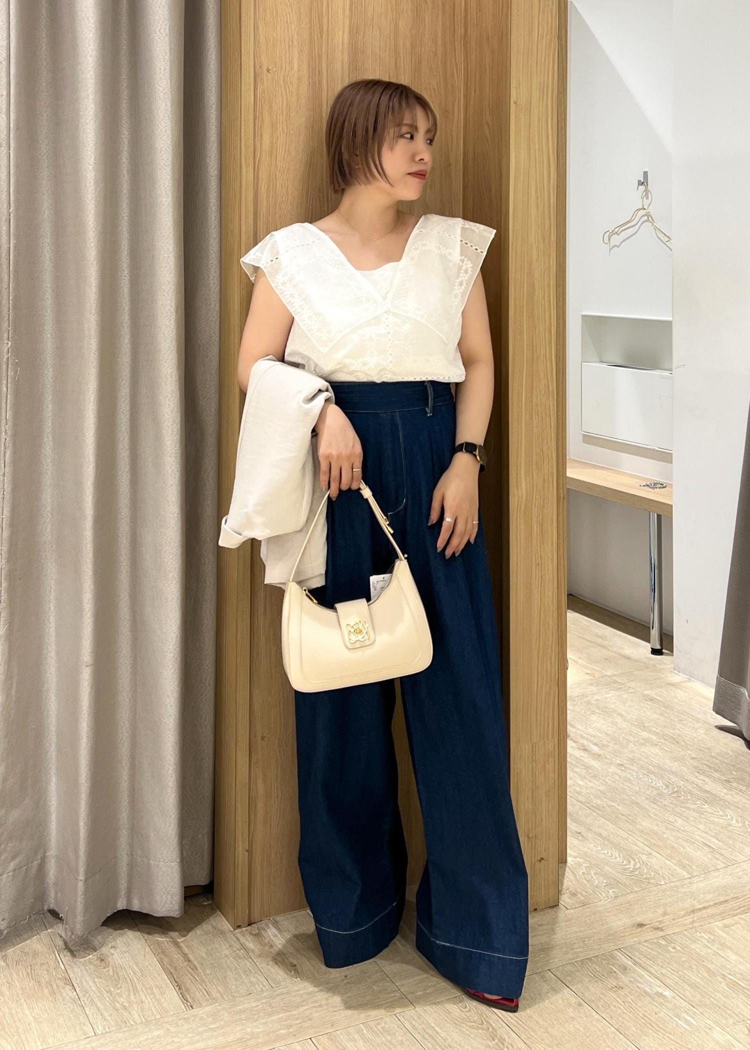 aya様 C5464 ブラウス×デニムコーデ ブラウス×デニム」の人気ファッションコーディネート - WEAR