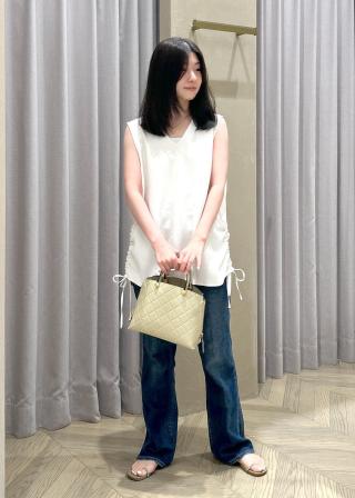 ROPÉ(ロペ) / 【WEB・一部店舗限定】バックサテンドロストV