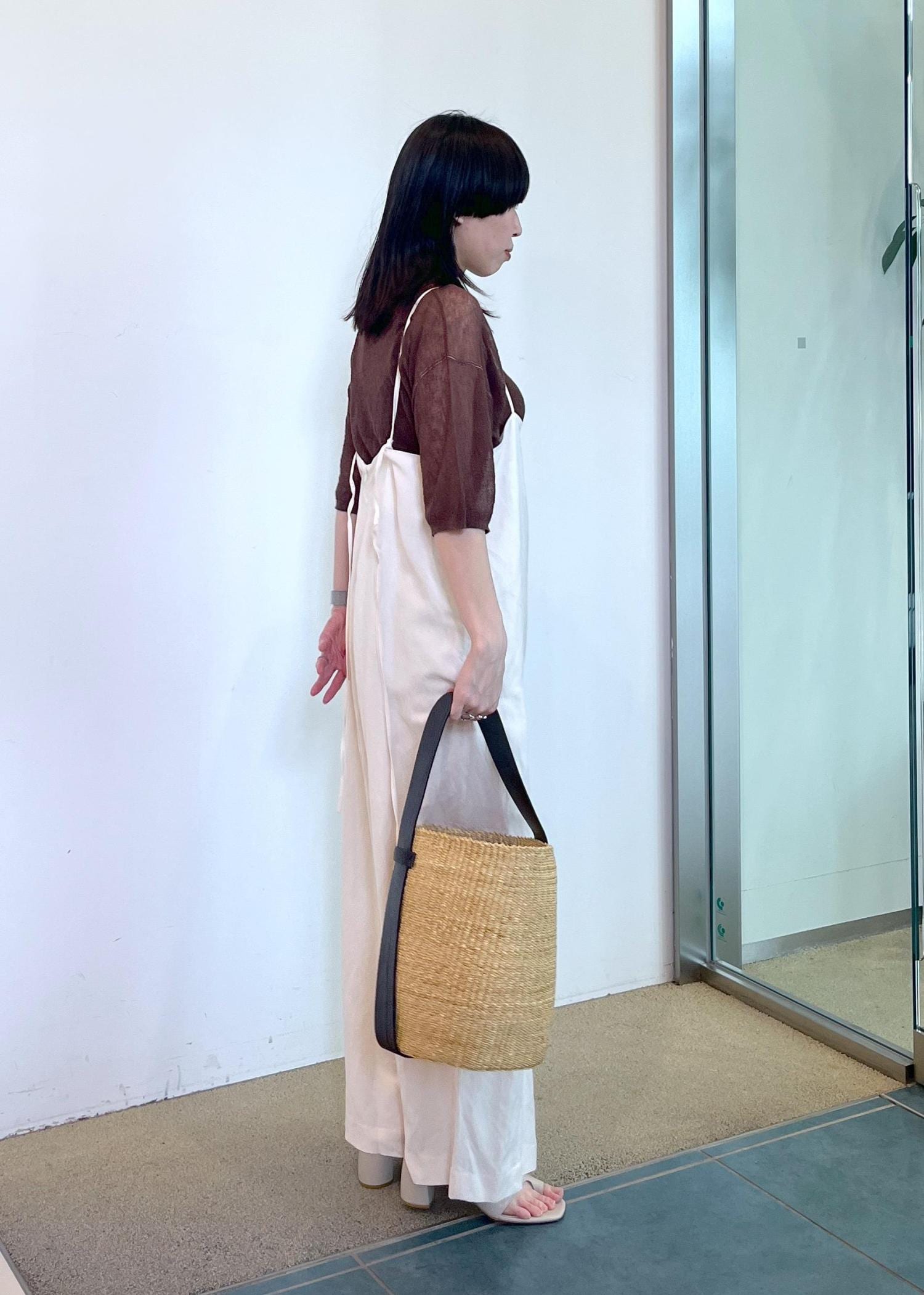 studio boheme paris サロペット SALOPETTE OVERALLS/TERRY VELVET/KAKI/STUDIO BOH