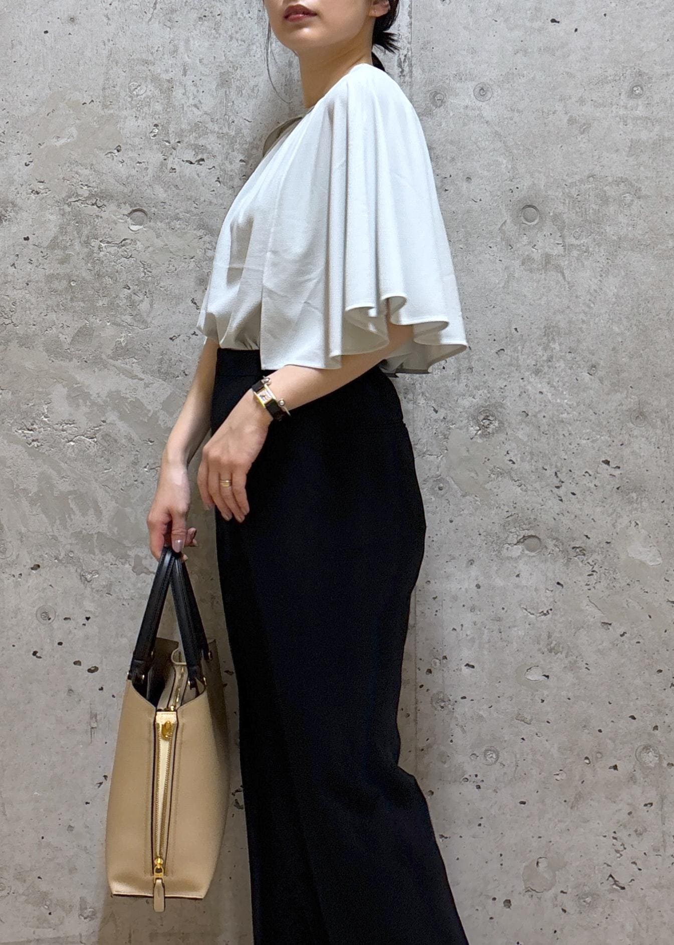 さをり織りケープ ケープデザインで魅せる、きちんとSTYLE / SAORI / ROPÉ ｜J