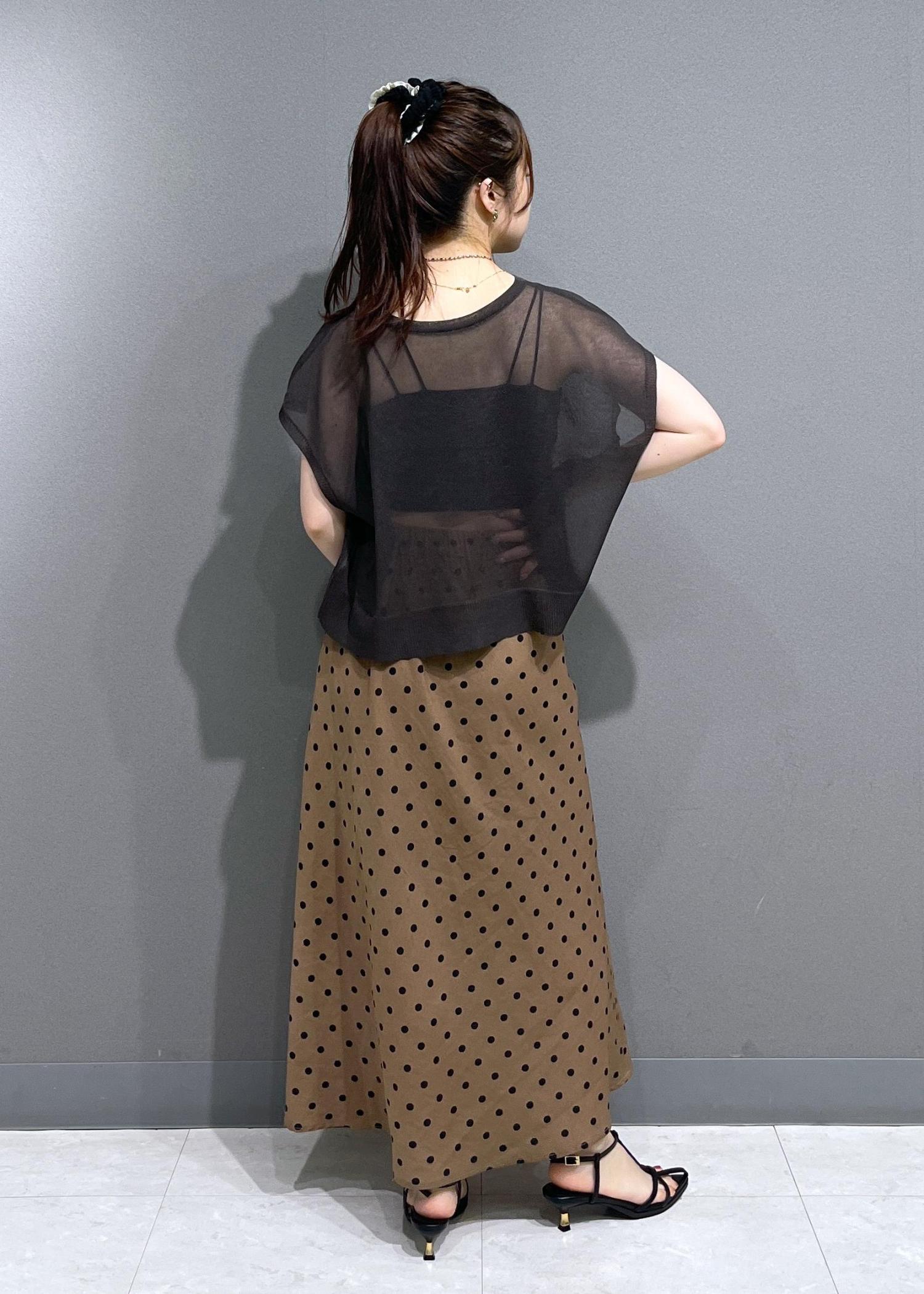 大人気❤️紫色タイトトップス　ワンコ柄　春夏デートお出かけコーデ 甘すぎない大人のお出かけコーデ♡ / kanako / VIS ｜J'aDoRe