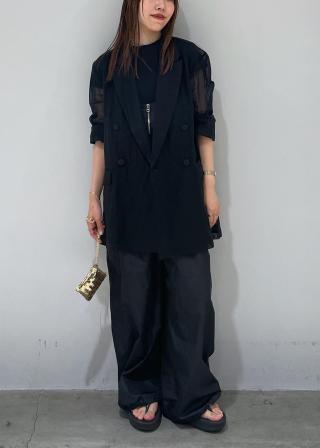 ange♡　Chacott　テーパードオールインワン　Ｍサイズ Chacott（チャコット）の「ストレッチAラインコート