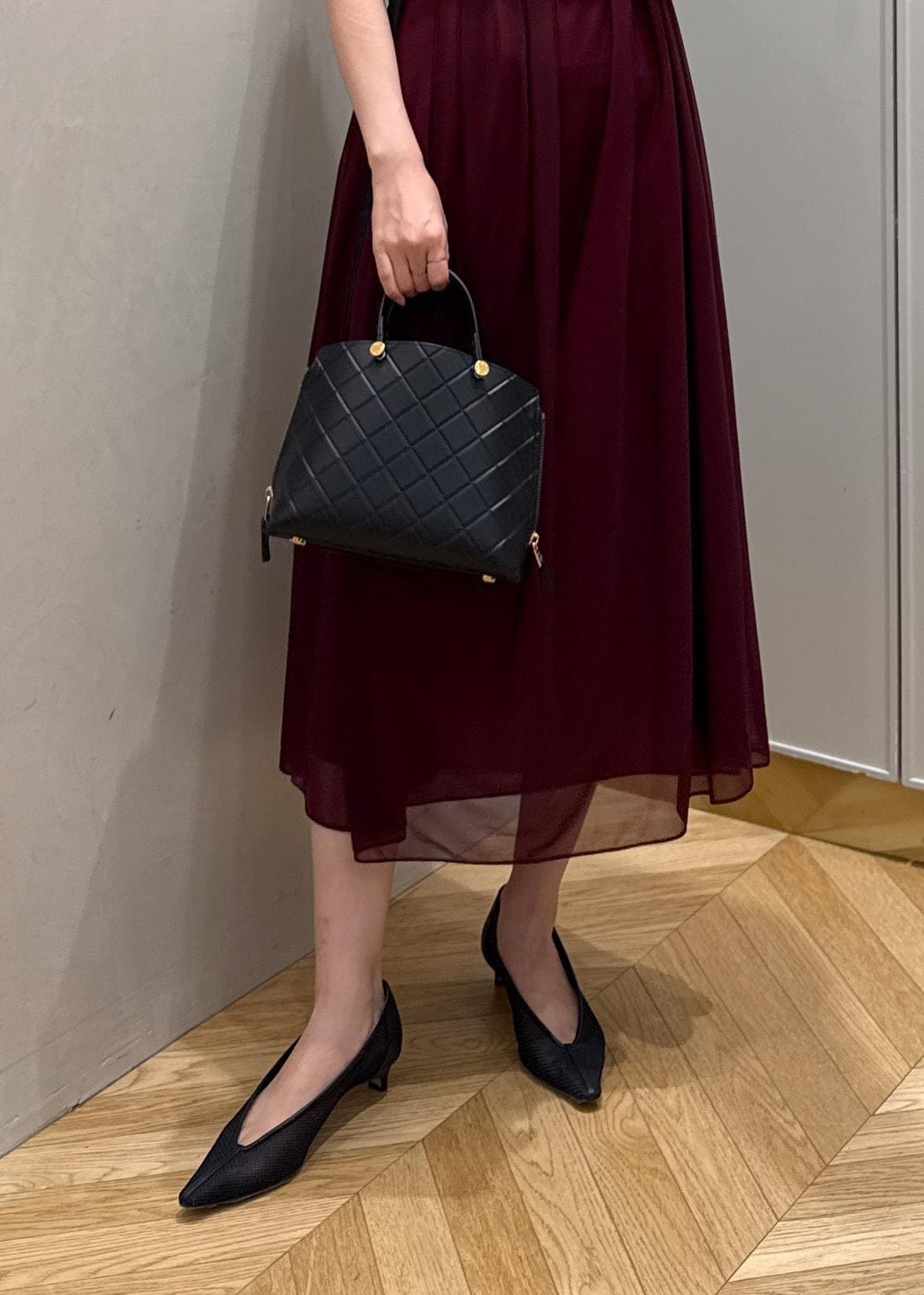 【大人気♡一枚で愛されコーデに】DIOR ワンピース DIOR】23AW ベルト付 美シルエット ドレス (Dior/ワンピース