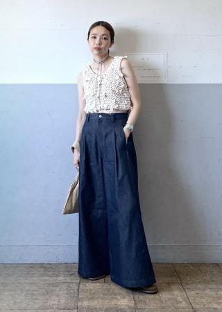 ADAM ET ROPÉ FEMME(アダム エ ロペ ファム) / テープヤーンベスト