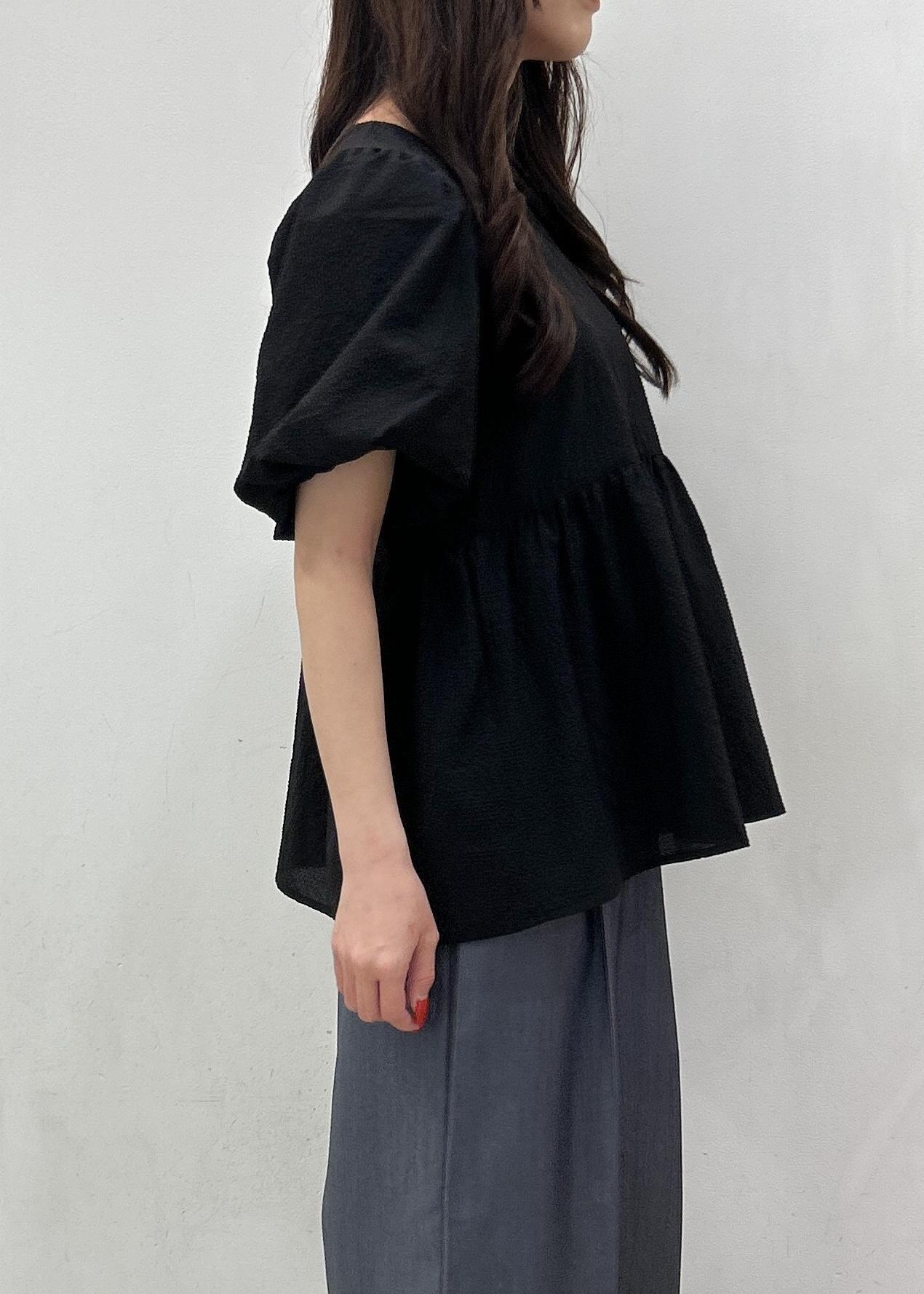 yuni Recycle/Cotton/Nylon 2way ペプラムブラウス yuni Recycle/Cotton/Nylon 2way ペプラムブラウス - メルカリ