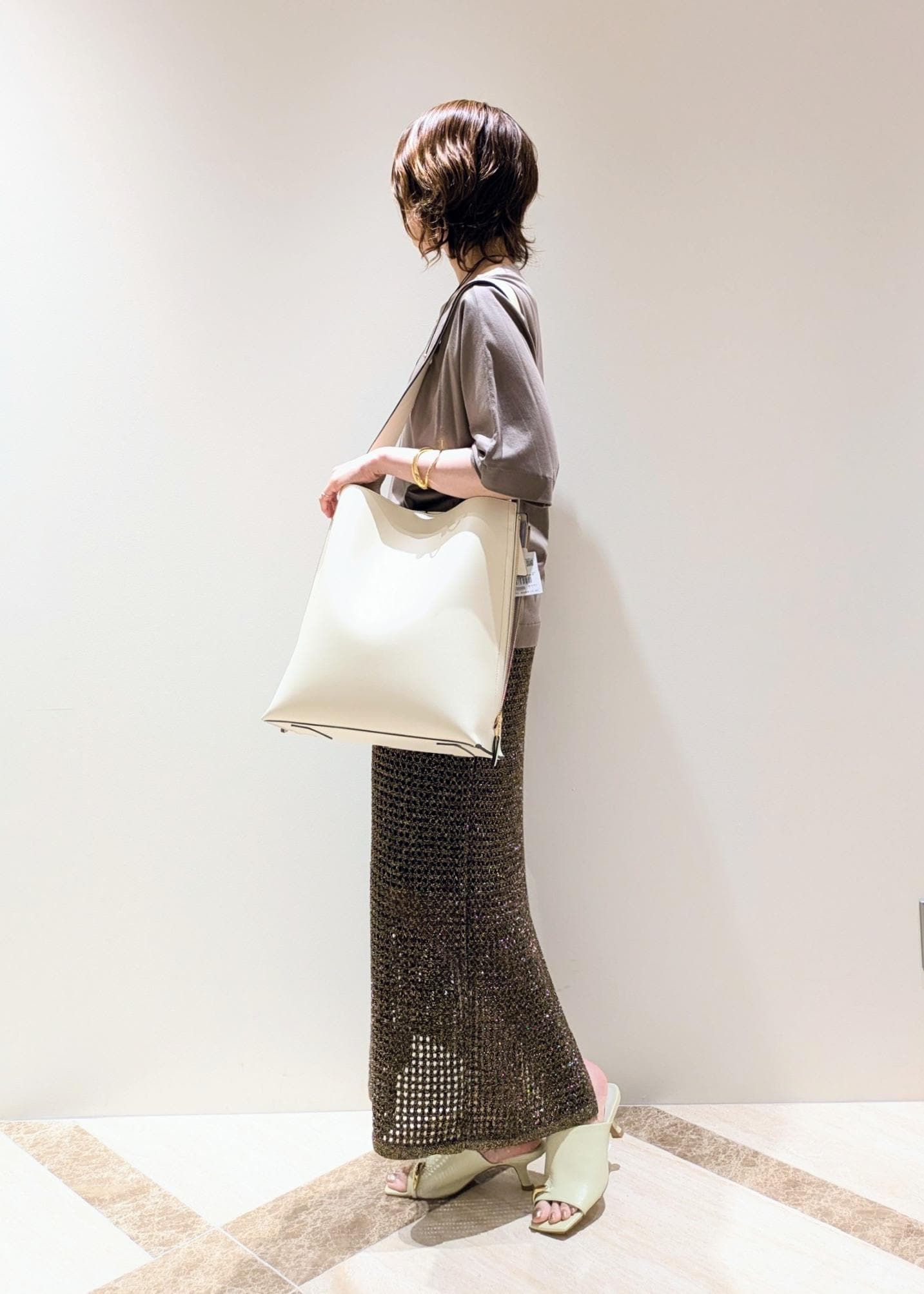 スムース素材 Aラインカットソー / AO / ROPÉ ｜J'aDoRe JUN ONLINE