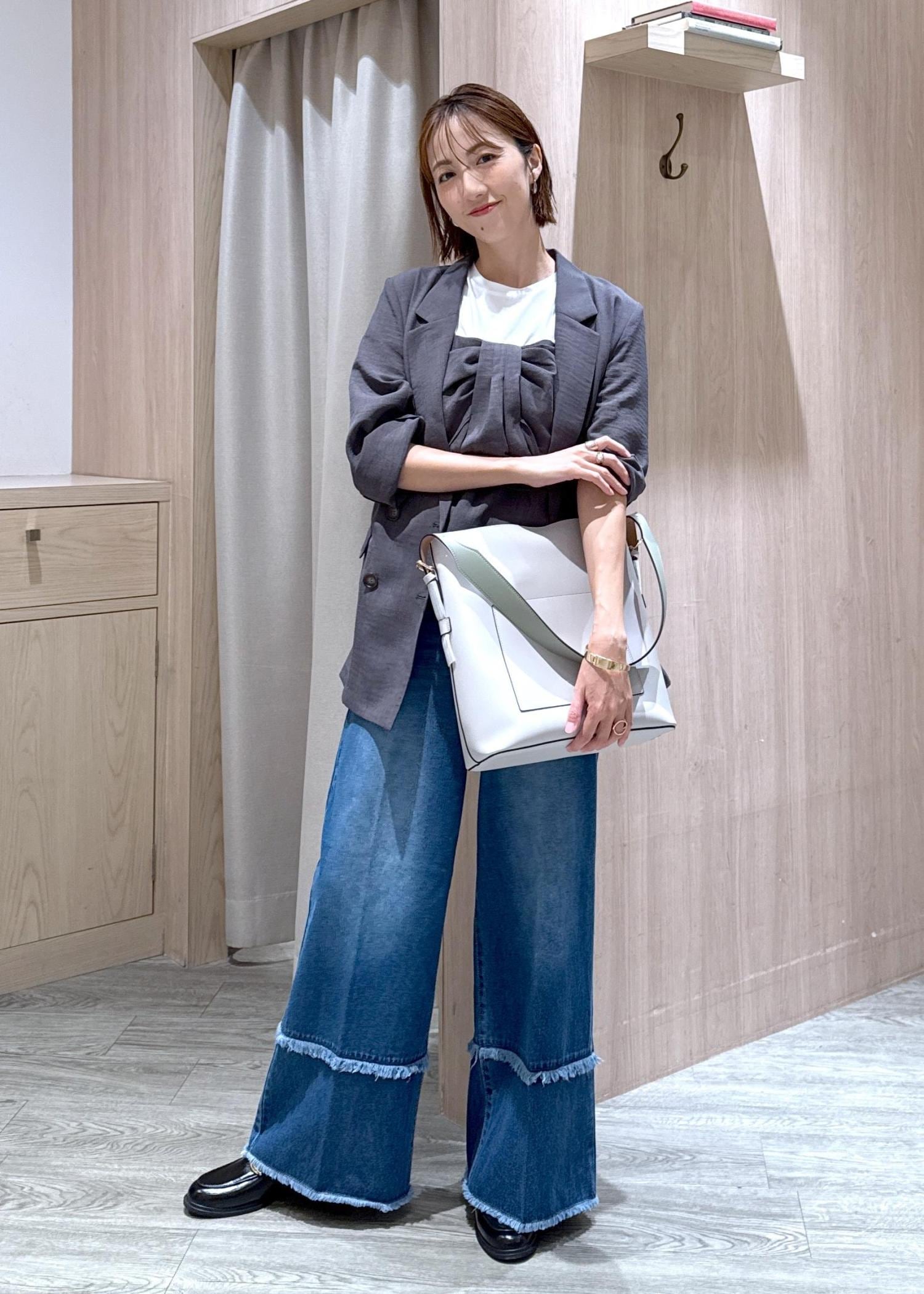 【カジュアルコーデをクラスアップ♪】HERMES ジャケット ジャケット×デニムのキレイめカジュアルstyle♪ / eric / VIS