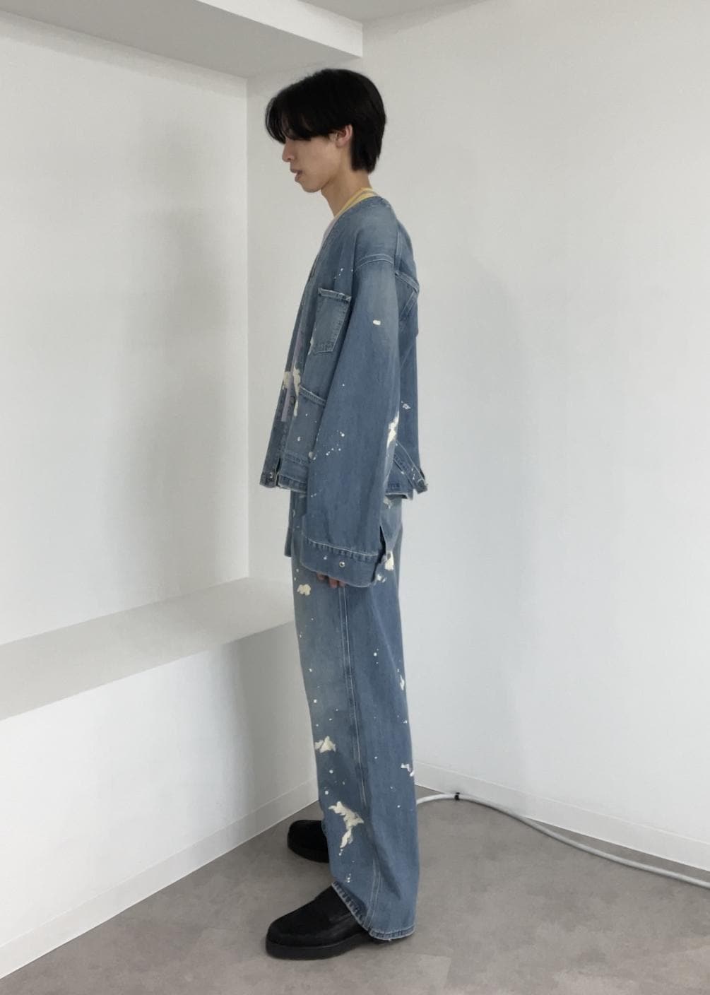 夏 夢の男前カジュアル服セット Amazon.co.jp: [NOMSOCR] ワークシャツ セットアップ