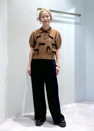 【タグ付き新品未使用】ADAM ET ROPE FEMME リボンポロニット ADAM ET ROPE'｜リボンポロニット | Rakuten Fashion(楽天