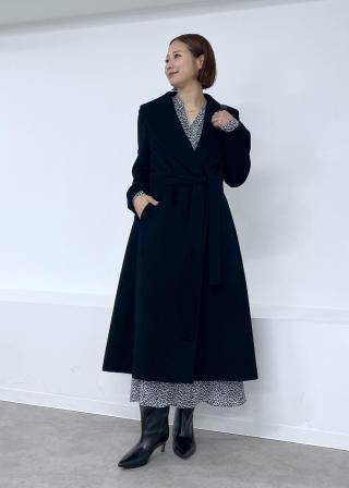 ROPE'ロペ カシミヤ混ダブルクロスジップハーフコート36 ROPÉ(ロペ) / 【VERY12月号掲載】カシミヤ混ダブルクロスジップ