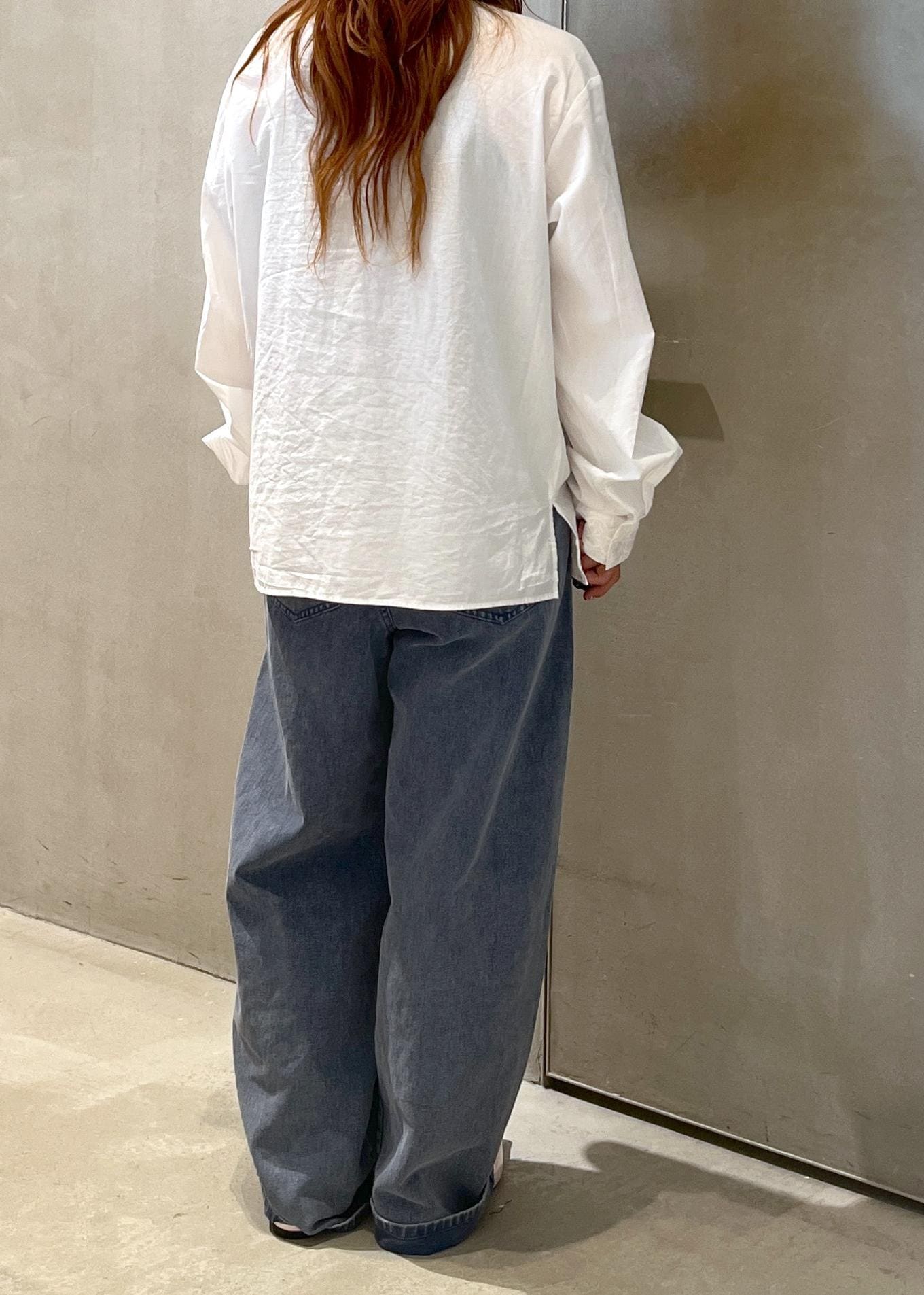 刺繍スキッパーブラウス×デニム / ishikawa / OUTLET ｜J'aDoRe