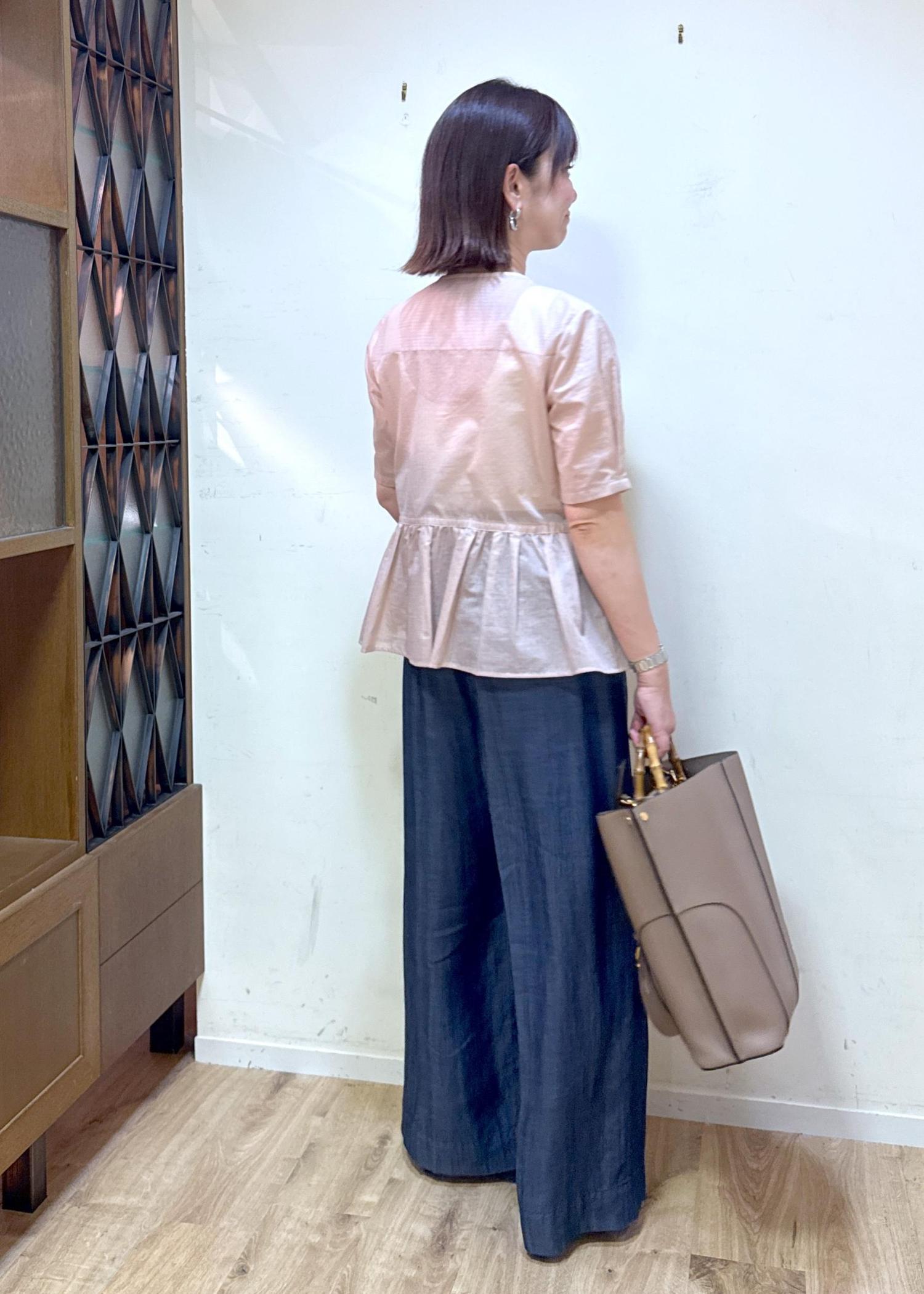 〈5%寄付〉Mame ストライプ ブラウス ストライプペプラムブラウス / MAMI / ROPÉ ｜J'aDoRe JUN ONLINE