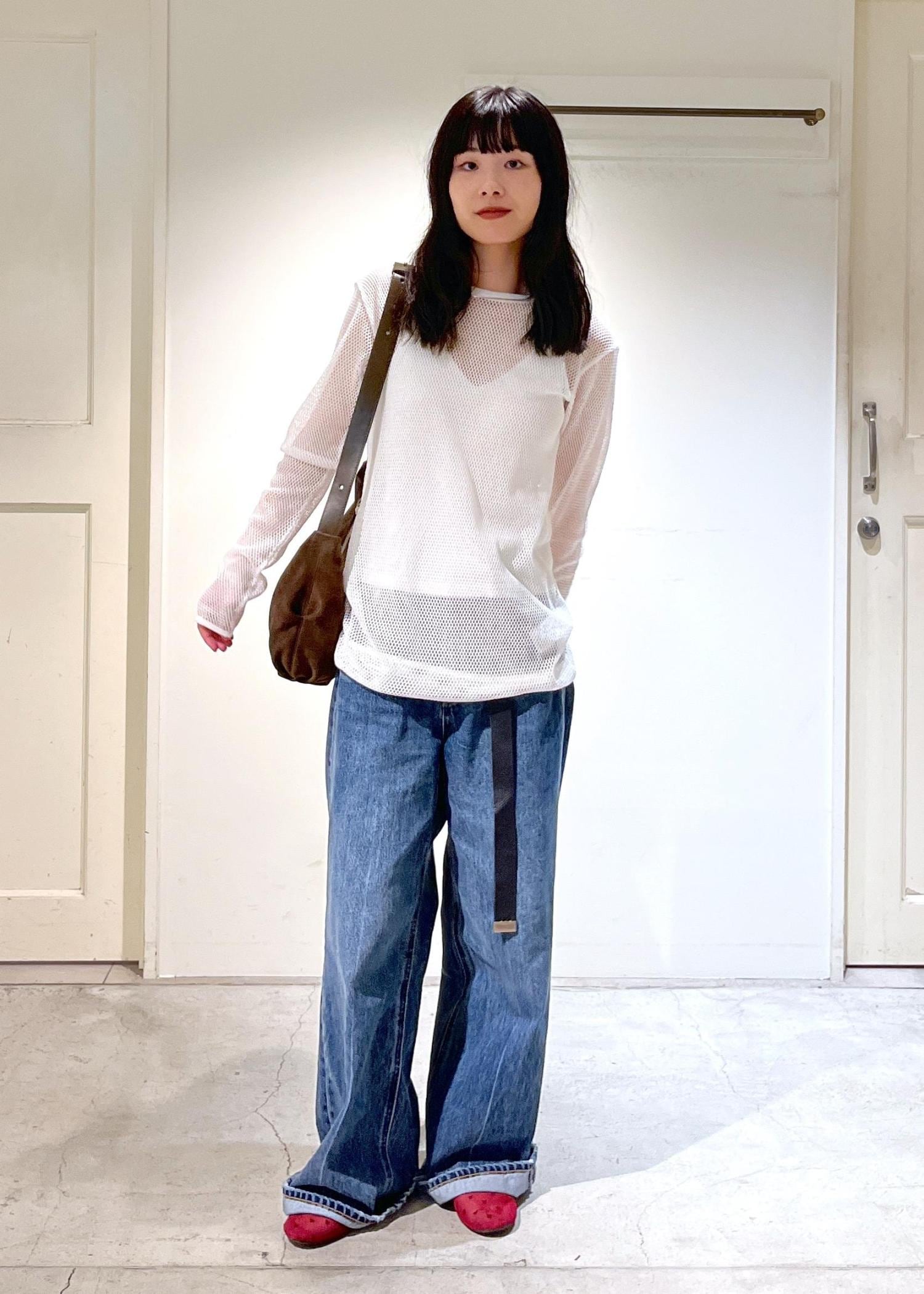 IRONING】mesh long slv / michiru / SALON adam et ropé ｜J