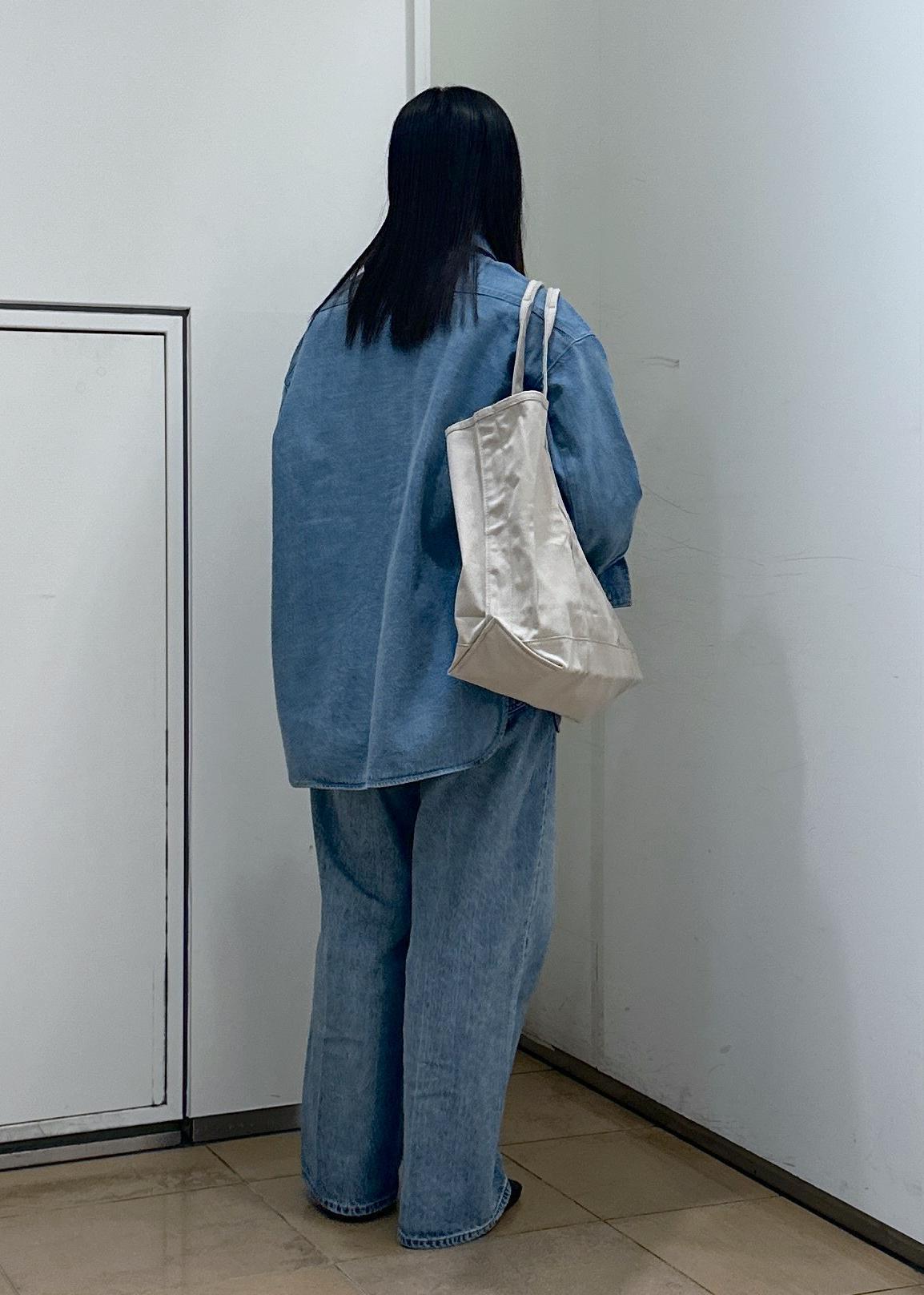 春夏　人気 ADORE セットアップ デニム スラブ 変形 ベーシック 完売 デニムセットアップ / にっしー / SALON adam et ropé ｜J'aDoRe