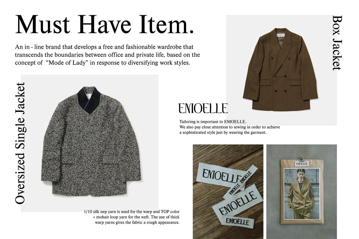 emoelle ジャケット EMOELLE｜Must Have Item. | J'aDoRe JUN ONLINE（ジャドール