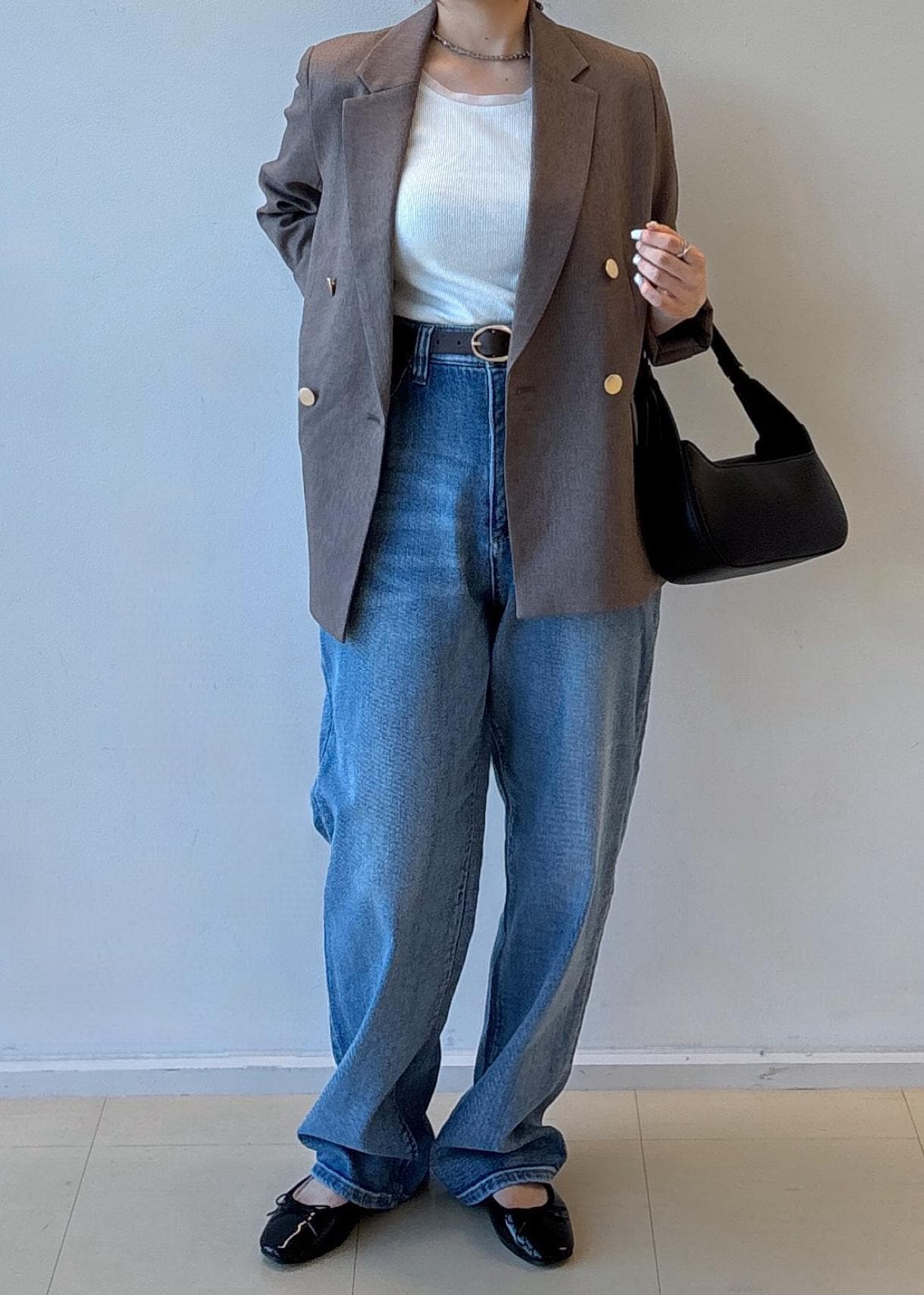 美品☆ ROPE 綺麗め大人デニム ★Gジャン　　　　春コーデ 美品☆ ROPE 綺麗め大人デニム ☆Gジャン春コーデ
