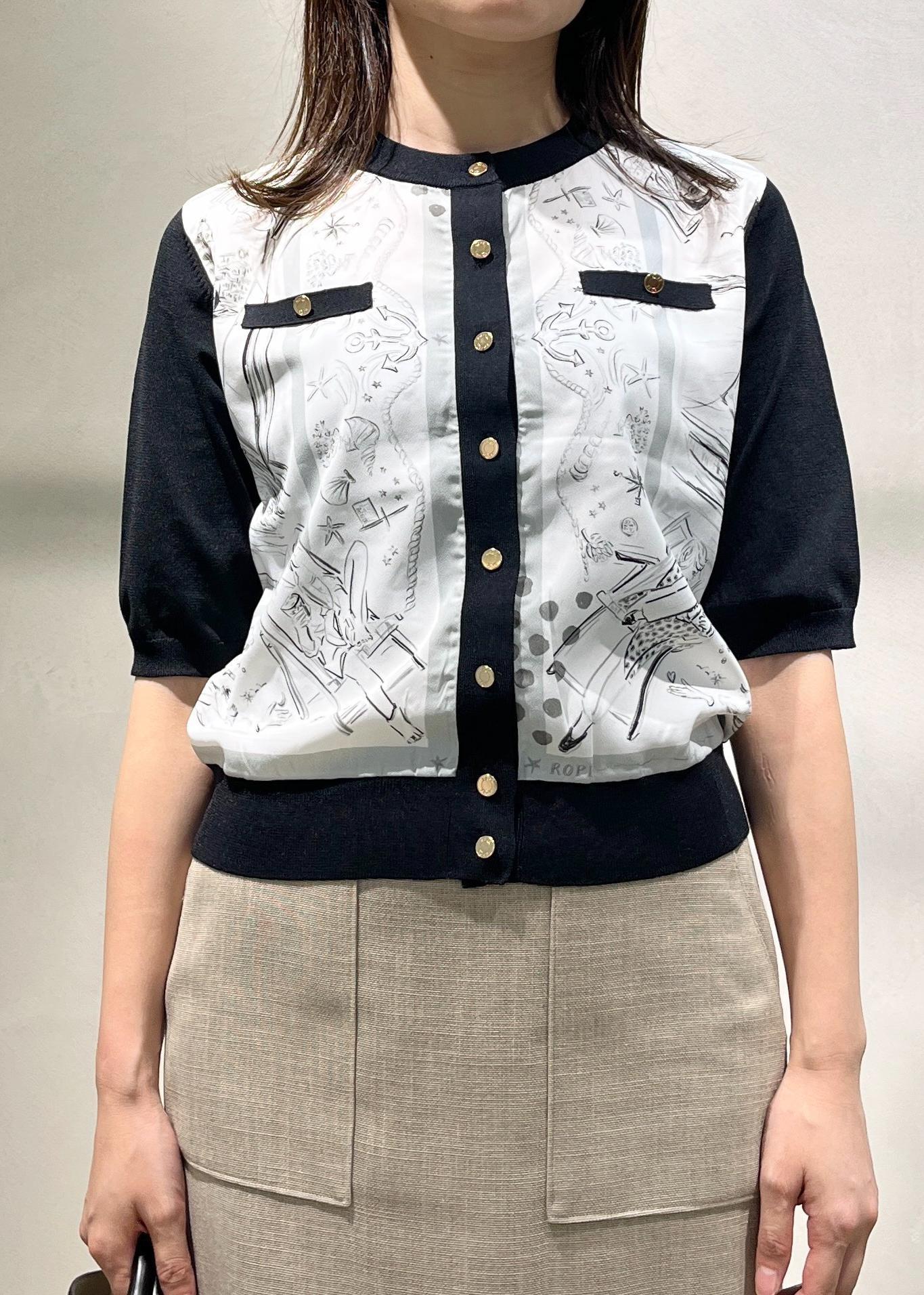 kapital ビーズ刺繍スカーフ付きブラウス　カーディガン 楽天市場】（大人気商品）ニット カーディガン セーター【お