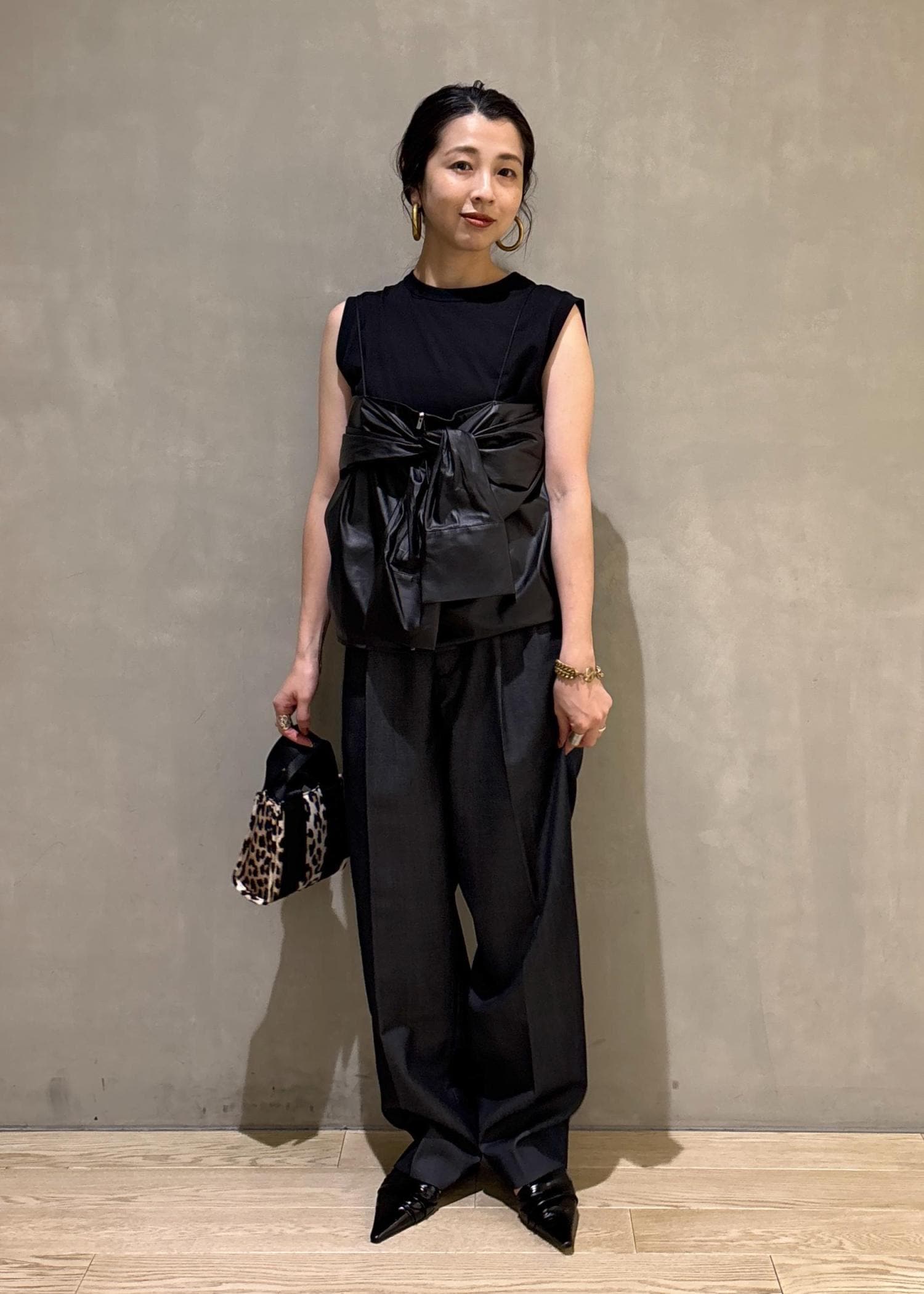y.endo0524　JY8275 XSサイズ NIKKE】ワイド イージー デニム スラックス / ADAM ET ROPE