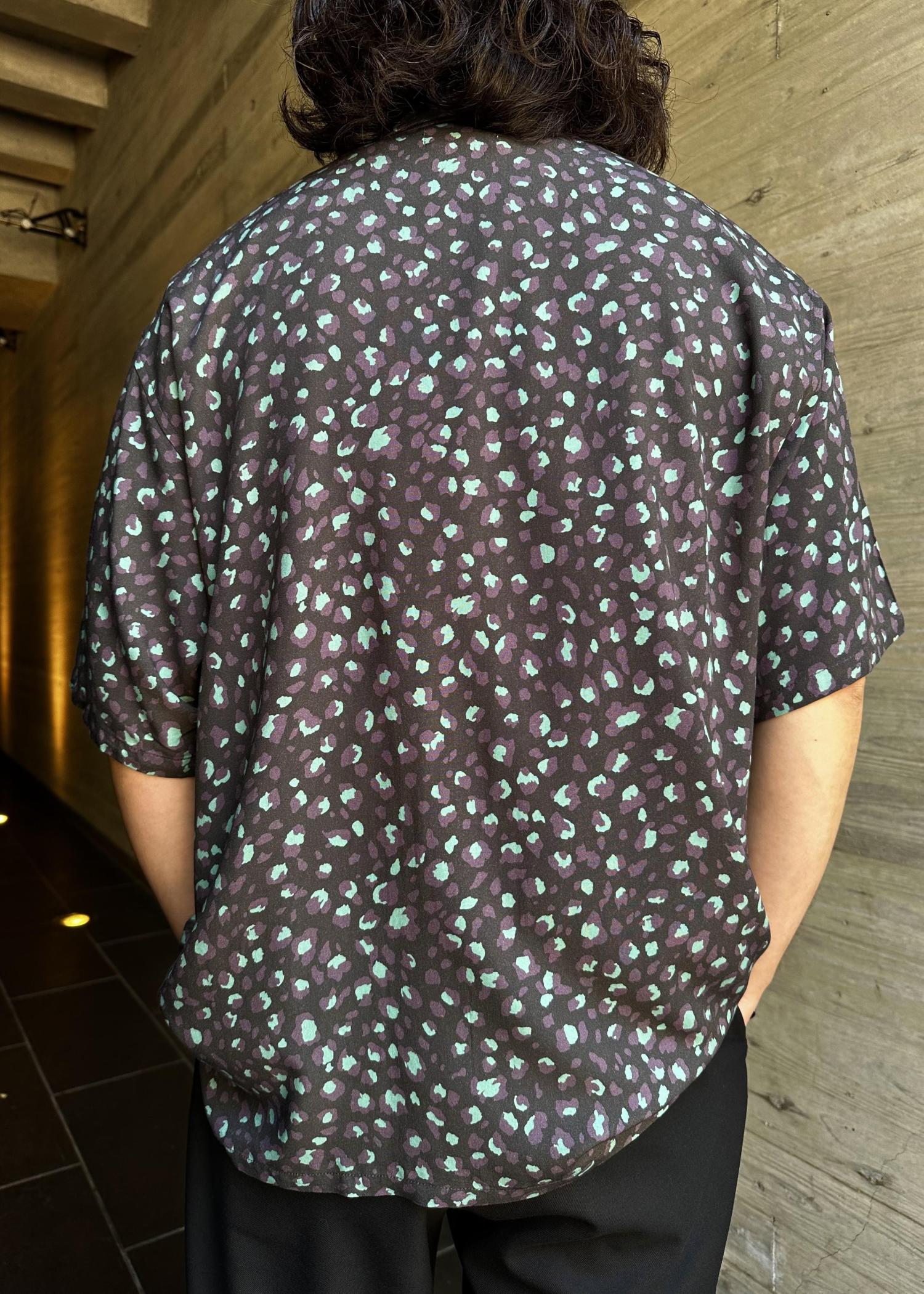 Sillage シアージュ　タイダイ風シャツ／オーバーサイズ cityboy JIGGYS SHOP シャツ メンズ トップス 半袖シャツ UVカット 梨地