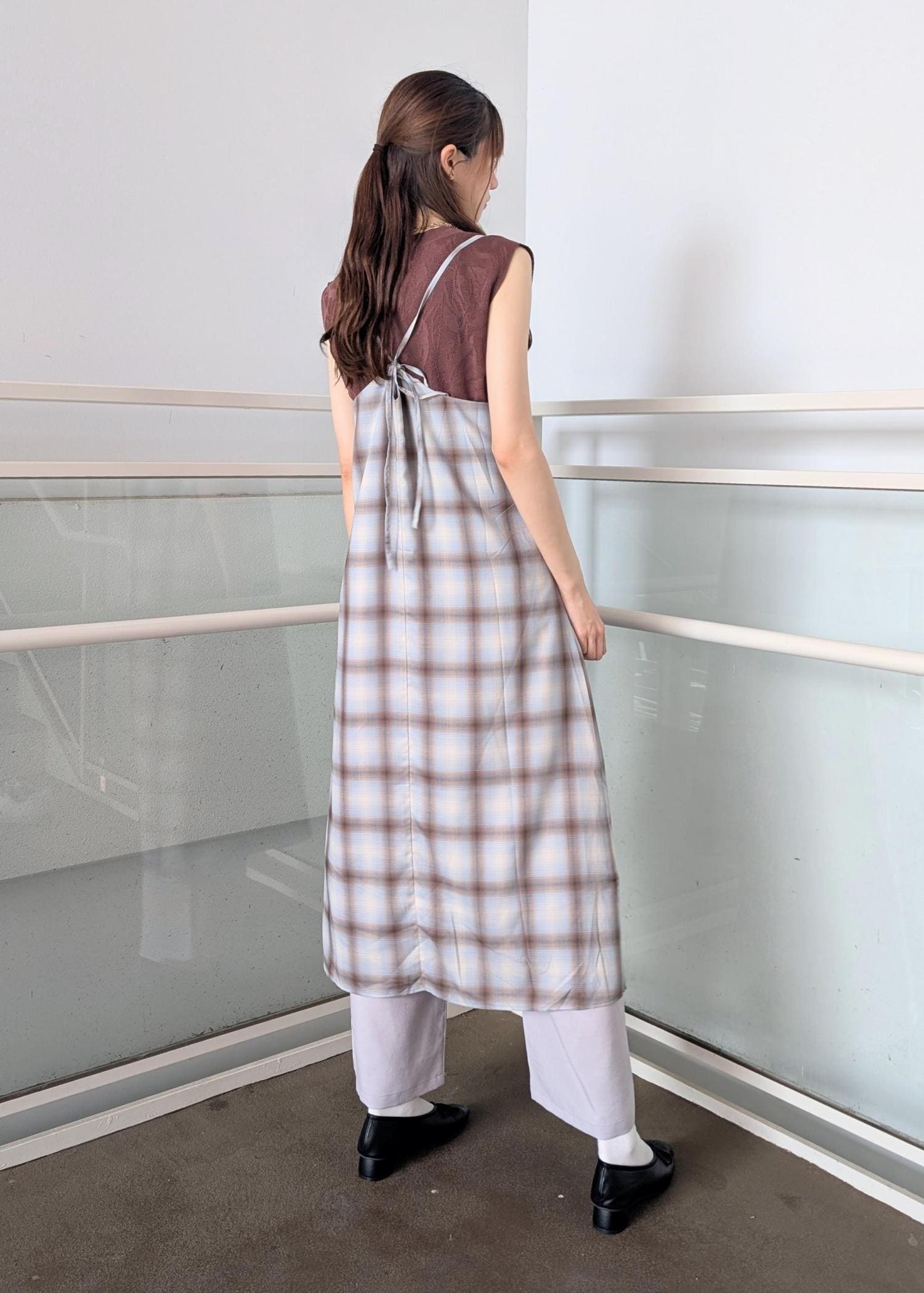 チェック柄キャミワンピース / OMOTO / OUTLET ｜J'aDoRe JUN ONLINE