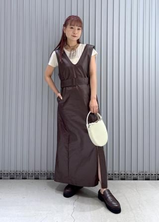 ADAM ET ROPE' ジャンパースカート ワンピース　★未使用タグ付き★ ADAM ET ROPE' ワンピース ジャンパースカート 【WEB限定】2WAY