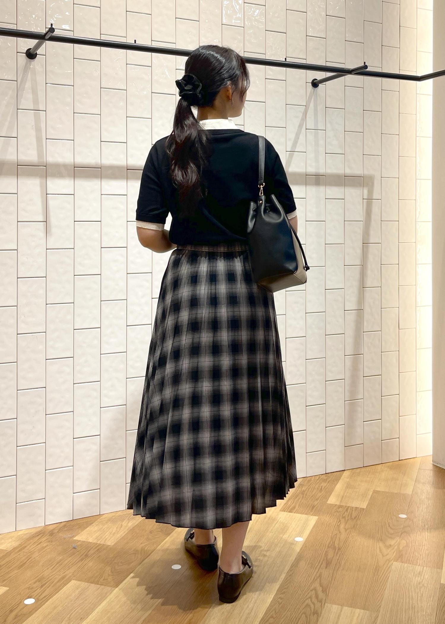 JUN&amp;ROPE’ - coco 中古 ジュン＆ロペ JUN&amp;ROPE レディース スカート M 黄×黒 ニット プリーツ チェック 中古 レディース ジュン＆ロペ JUN&ROPE スカート M 黄×黒