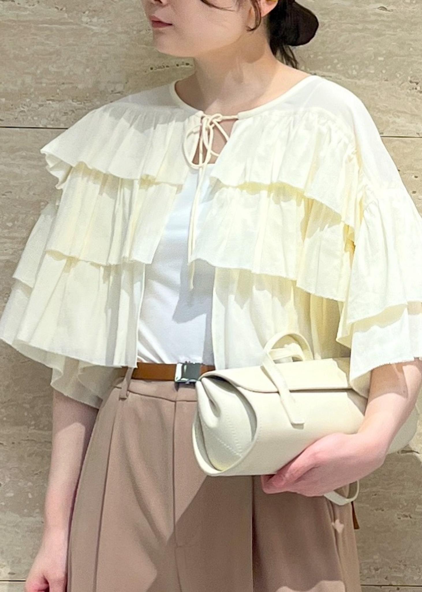 STUDIOUS - 定価17600 リブラッフリルニット rienda | フリルクロシェKnit TOP (ニット ) |SHEL'TTER WEBSTORE