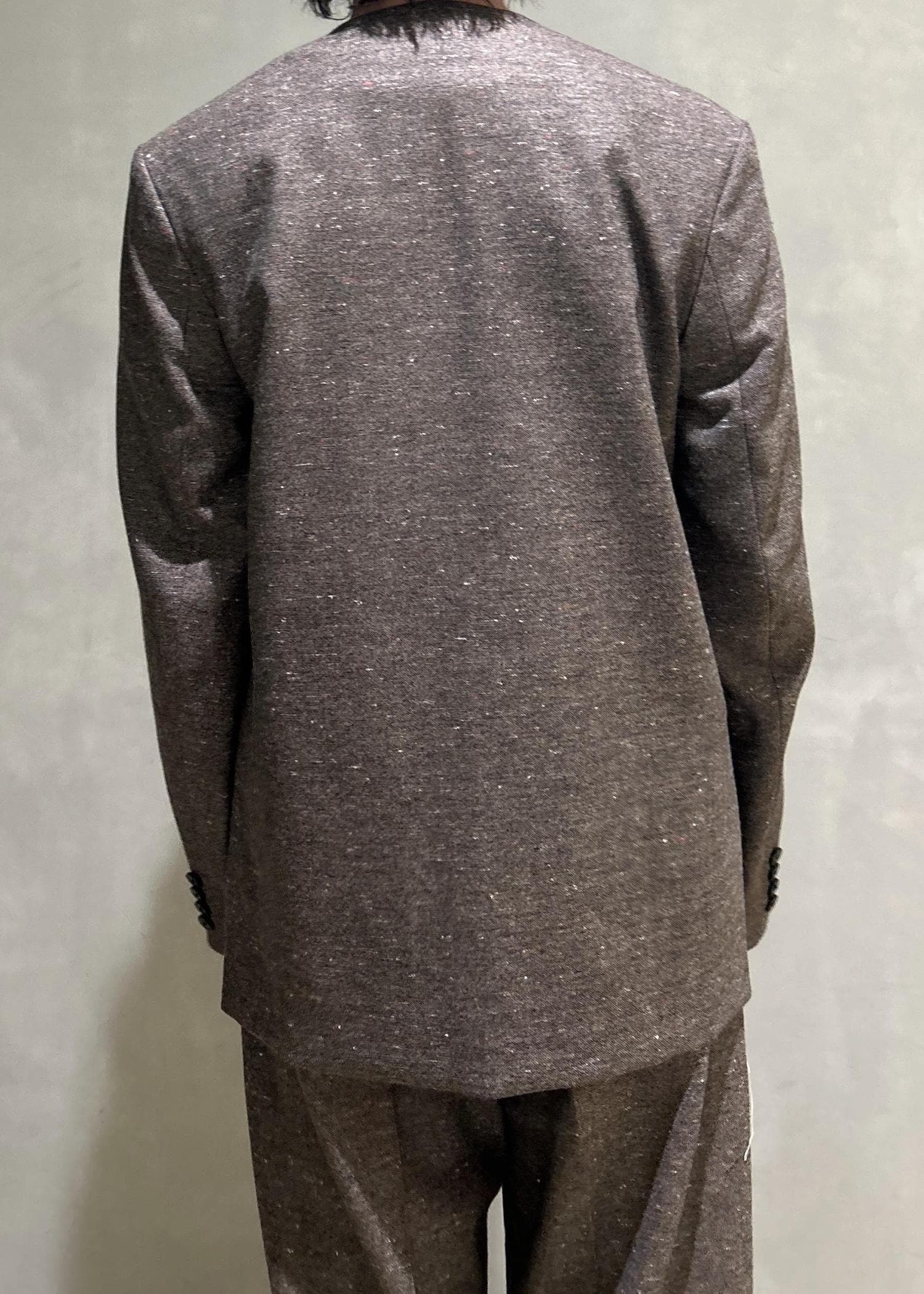 ✨新品未使用✨ADAM ET ROPE ノーカラージャケット タグ付き セール】【Chambrer】ノーカラー ジャケット / セットアップ対応