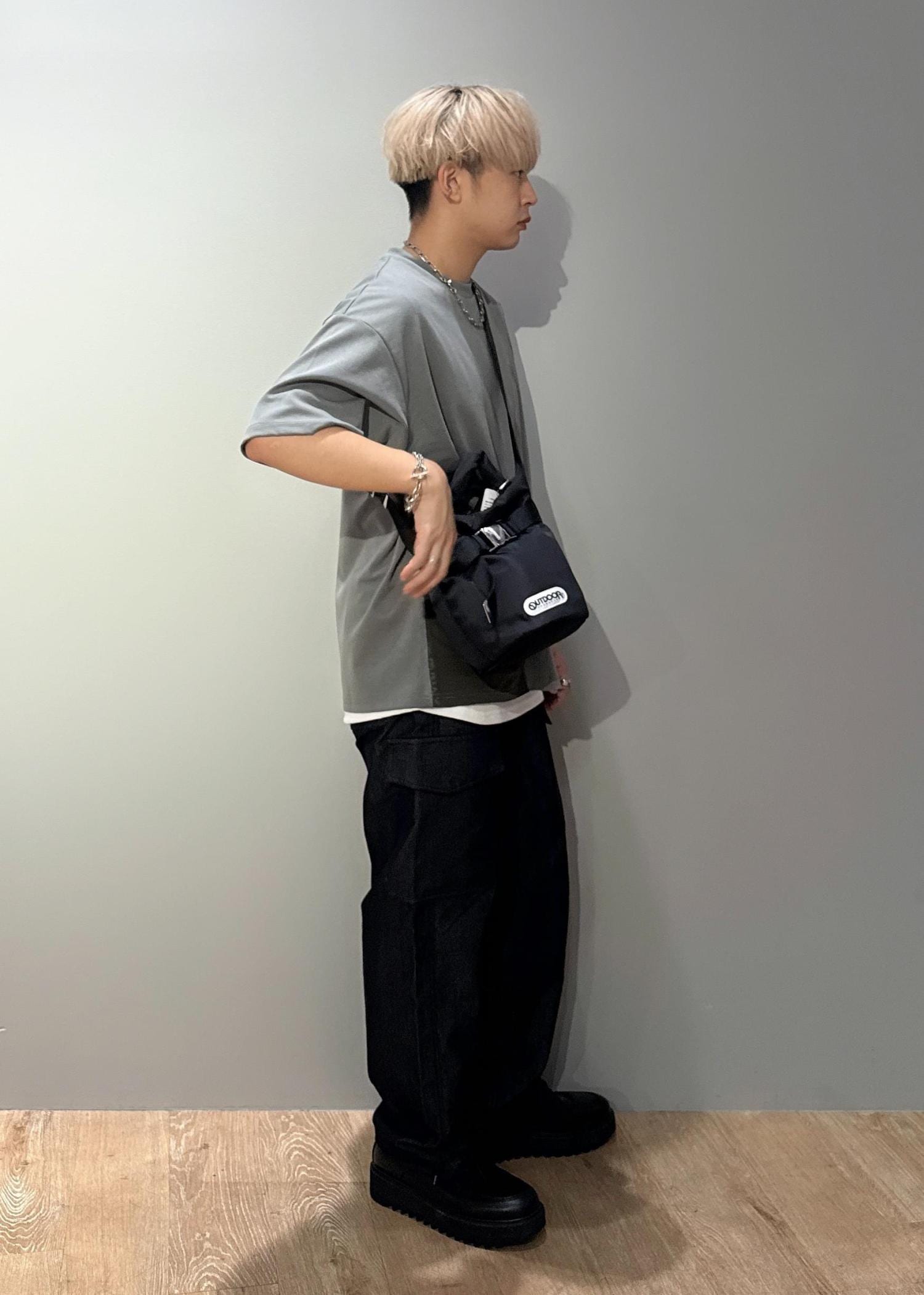 ナイロン切替WポケットTシャツ / YUYA / OUTLET ｜J'aDoRe JUN
