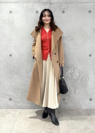 アルニス、ベージュカシミアコート、美品 アルニス、ベージュカシミアコート、美品