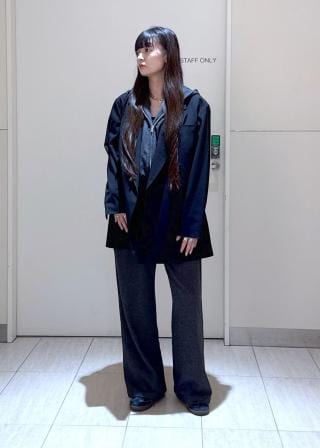 アダムエロペ　裏毛フーディロンパース　新品　アイボリー　木なり ADAM ET ROPÉ FEMME(アダム エ ロペ ファム) / 裏毛フーディ