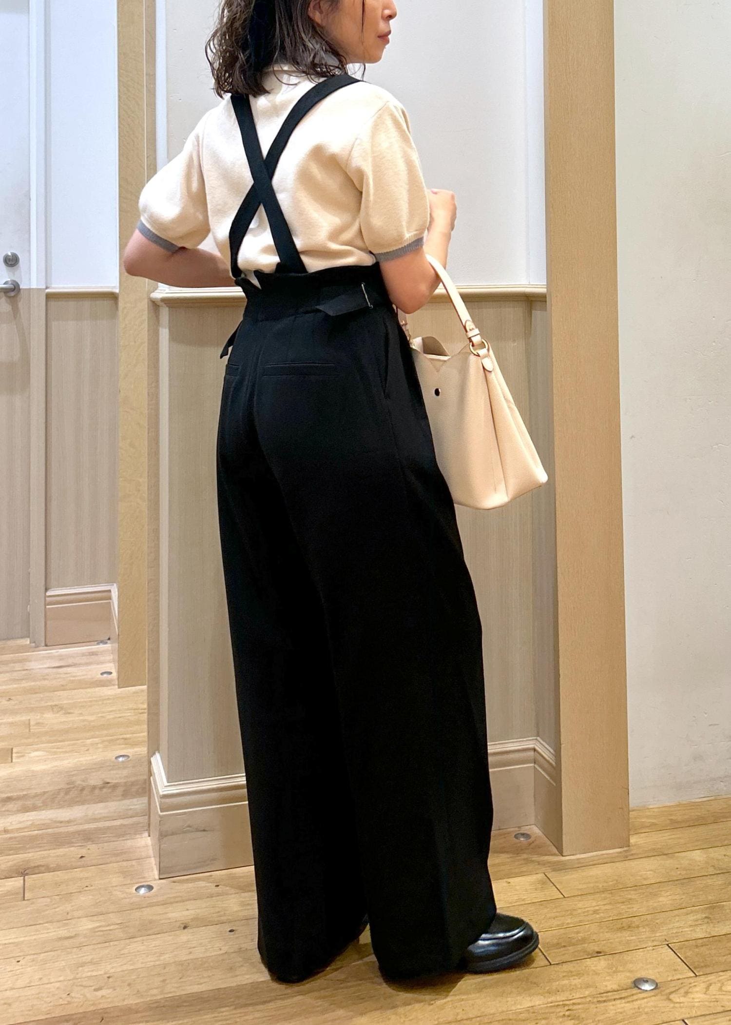 りんご様 C5432 ボーダー×ワイドパンツコーデ ボーダー×ワイドパンツコーデ（sold out） | FITTING LOG