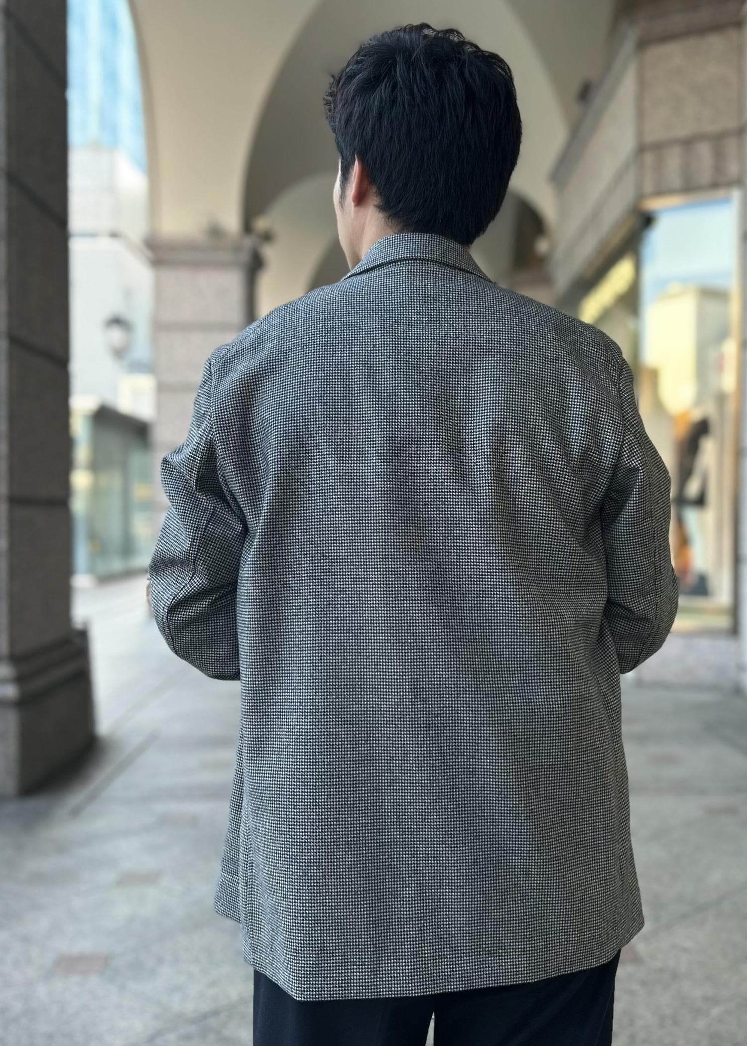 HOUNDTOOTH SINGLE JACKET / 磯部 拓彦 / ADAM ET ROPÉ WILD