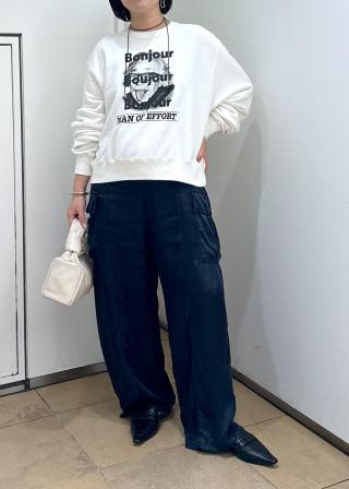 slow様アダムエロペ　クロスミリタリーオールインワン　ネイビー　新品　38 ADAM ET ROPÉ FEMME(アダム エ ロペ ファム) / ピグメントクロス