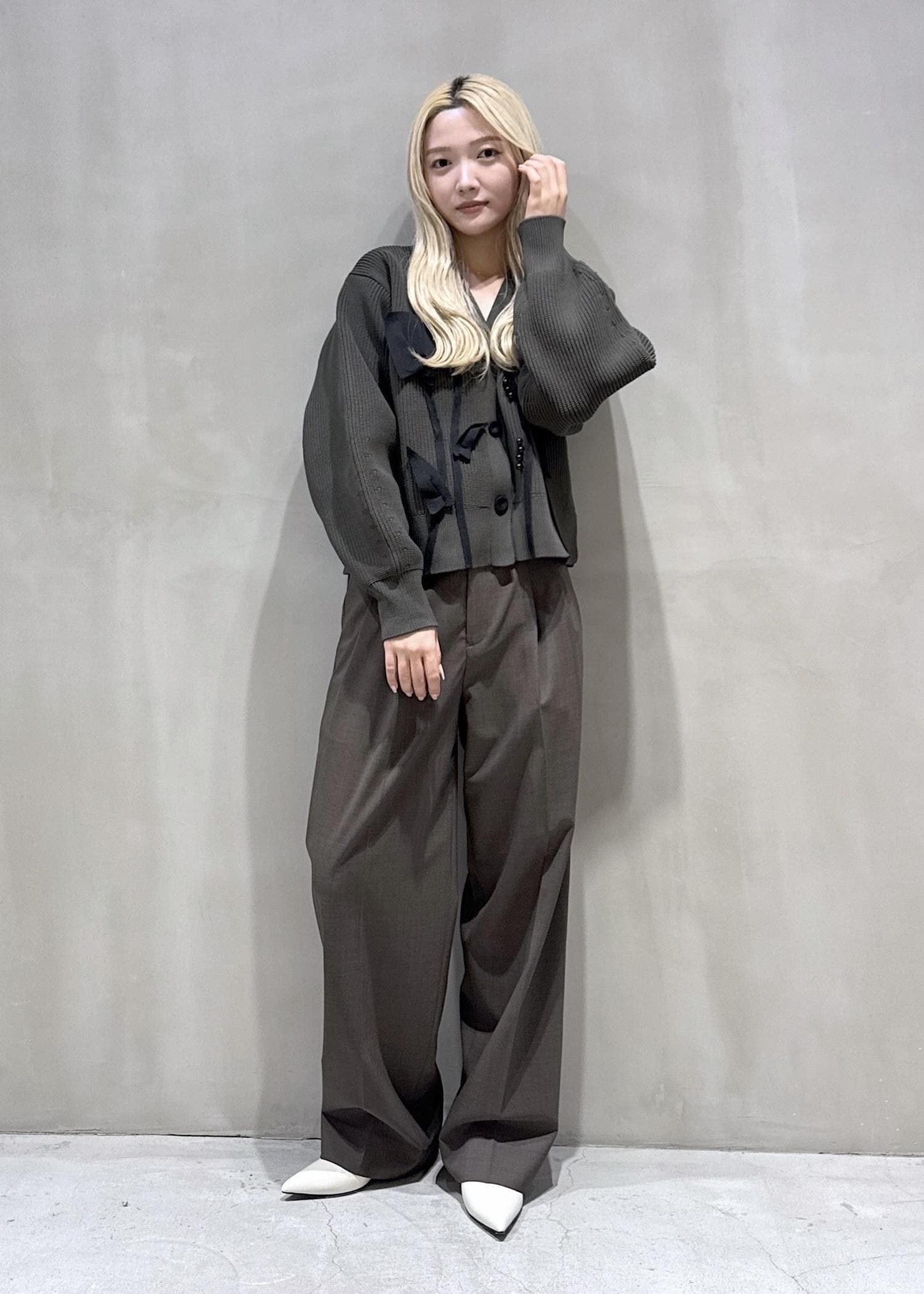 3Dカーディガン / suzu / ADAM ET ROPÉ FEMME ｜J'aDoRe JUN ONLINE