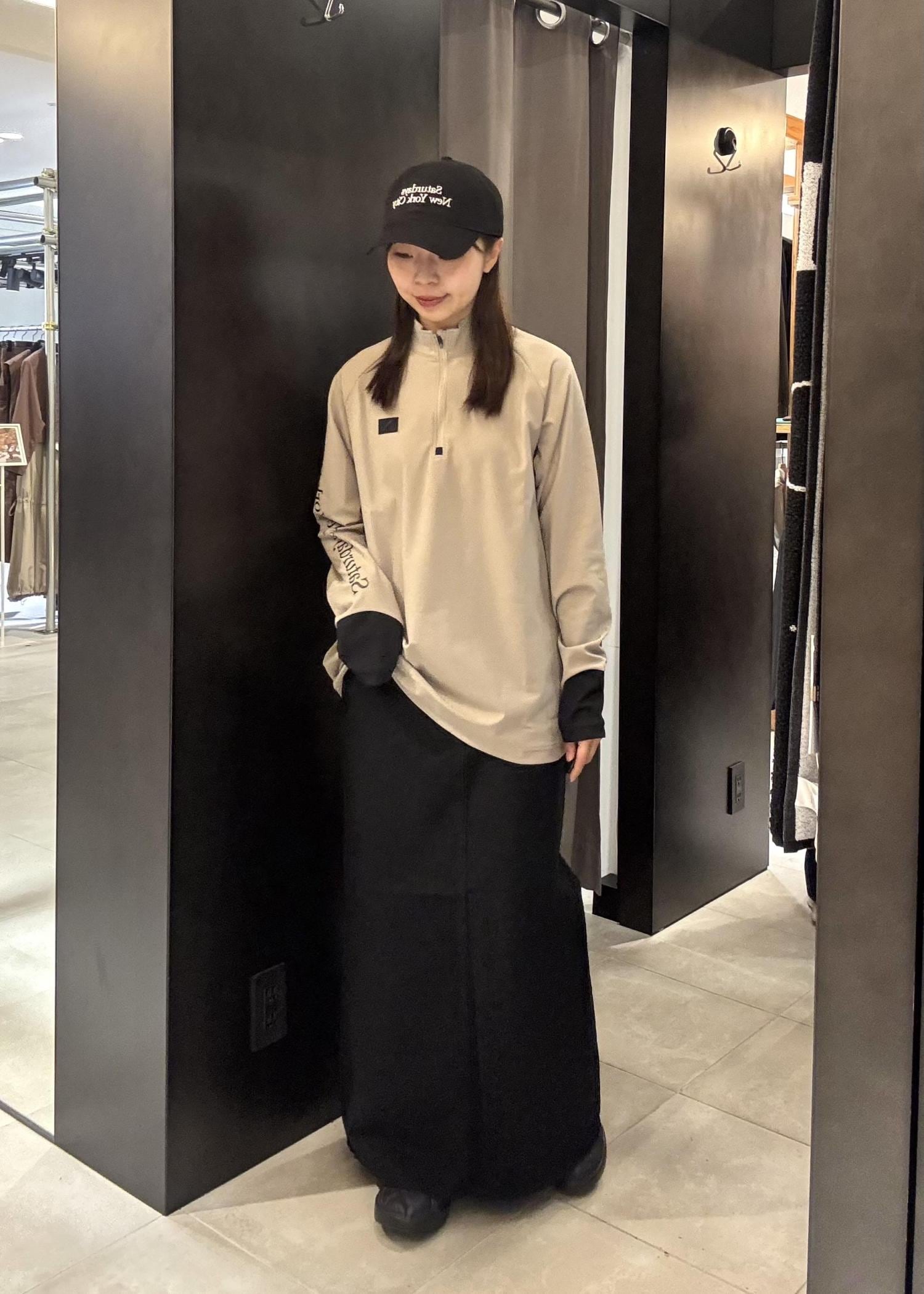 3D Tricot Half Zip LS Shirt / Yua / Saturdays NYC ｜J'aDoRe