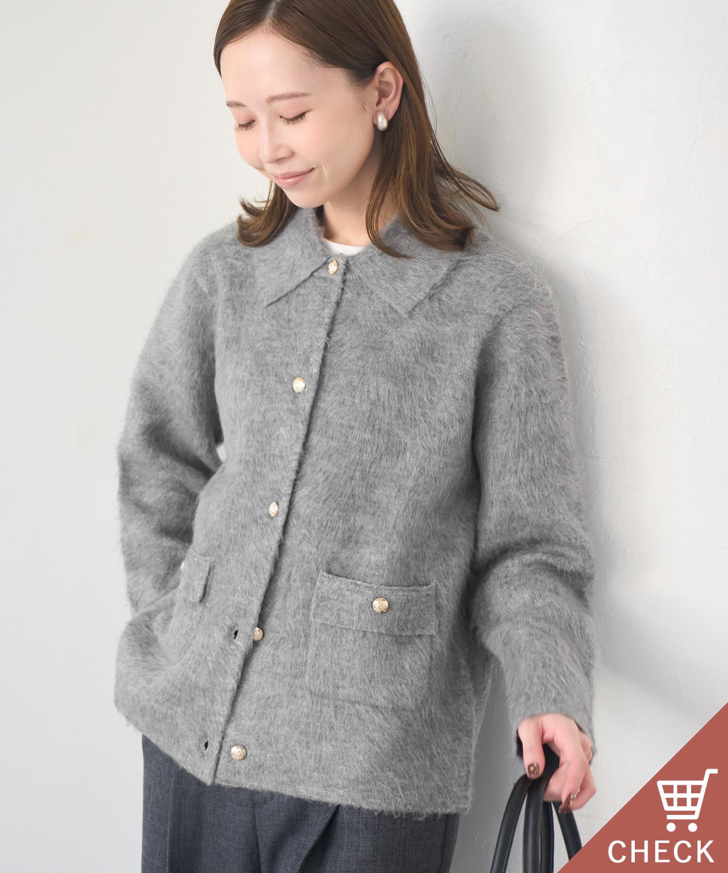 週末限定セール！　新品　LHELBIE レルビエ　シアーシャーリングブルゾン 週末限定セール！ 新品 LHELBIE レルビエ シアーシャーリング