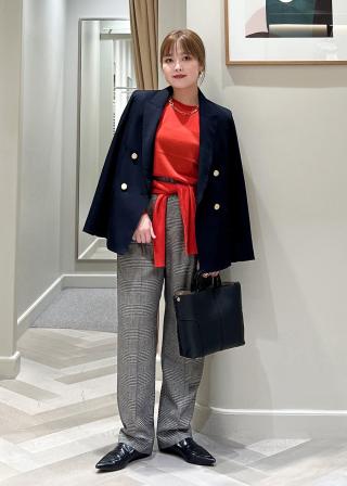 新品未使用タグ付き✨ROPE' ブレザージャケット ネイビー 38 ROPE' PICNIC（ロペピクニック）の「金釦ジャケット（テーラード