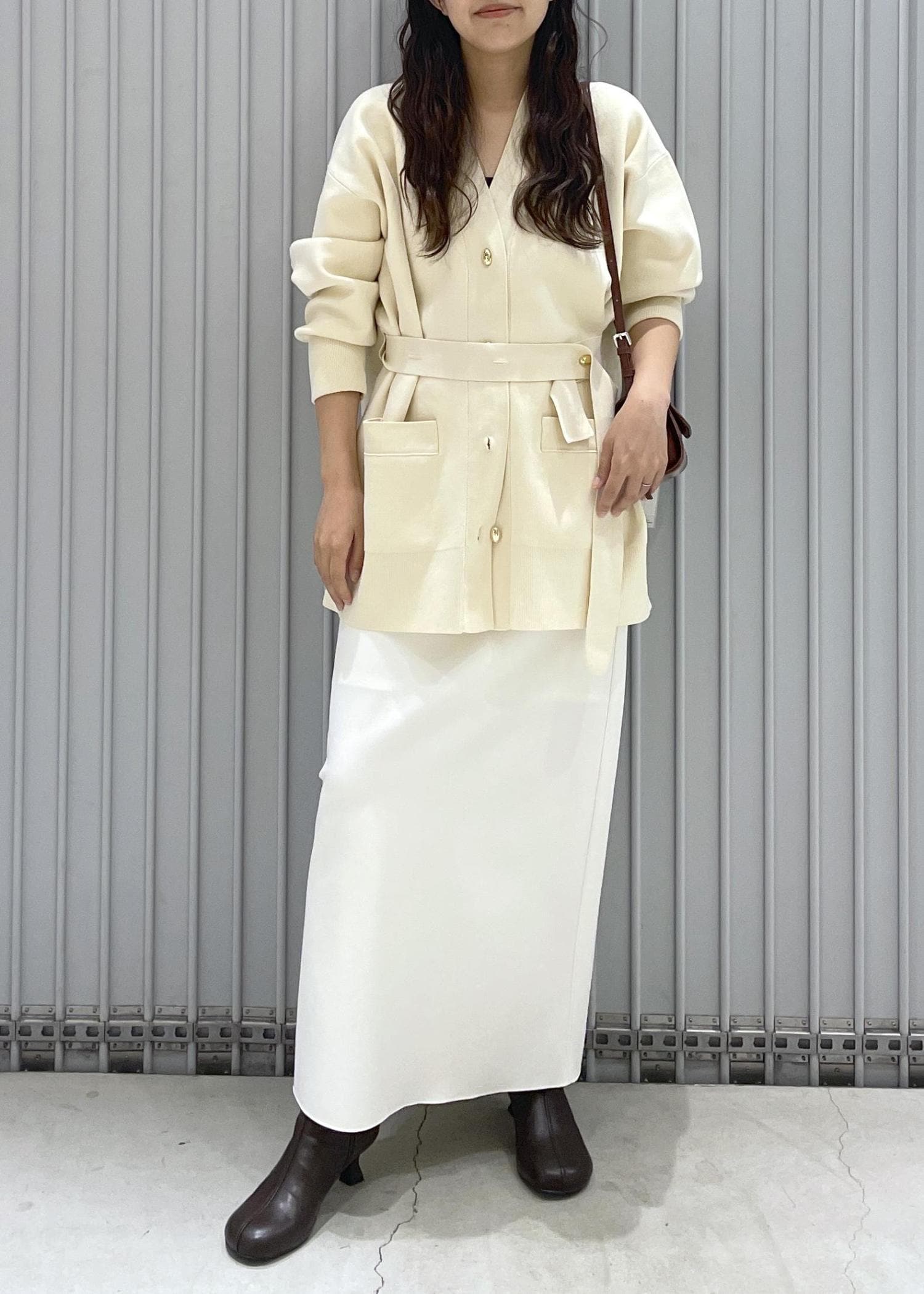 マルチWAYベルテッドミドルカーディガン ADAM ET ROPE' カーディガン 「サステナブル」マルチWAY