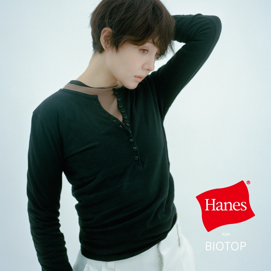 BIOTOP【yo BIOTOP】lace long sleeve top BIOTOP(ビオトープ) / 【yo BIOTOP】lace long sleeve top