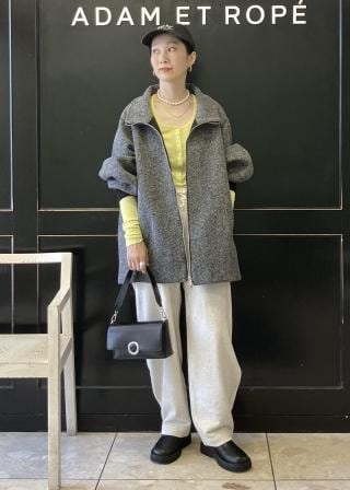 ADAM ET ROPÉ FEMME(アダム エ ロペ ファム) / ヘリンボンツイード