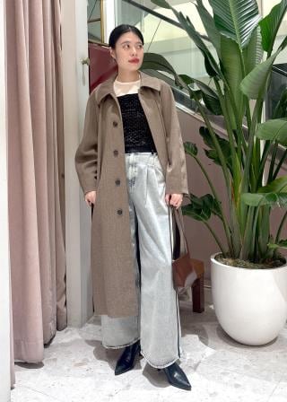 EMOELLE(エモエレ) / 【EMOELLE】ハイカラーオーバーサイズ