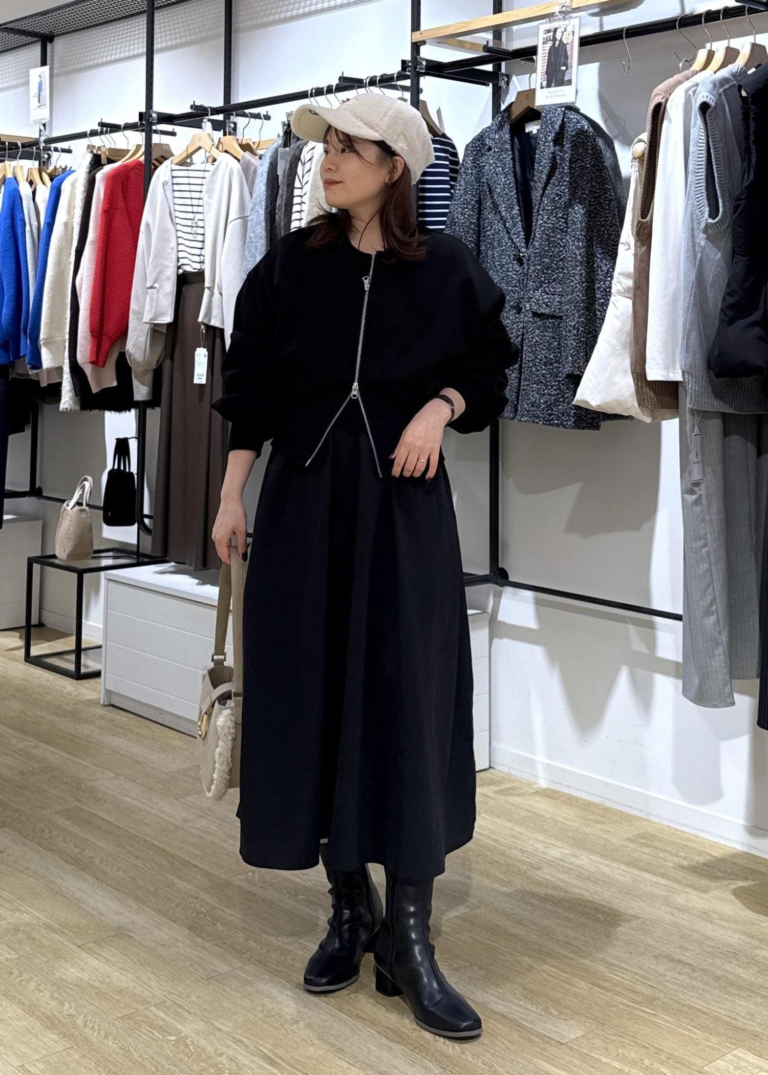 ブルーキャミワンピースコーデ / ばっしぃ / ROPÉ PICNIC ｜J