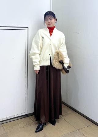 アダムエロペ　2WAYスウェットニットカーディガン　オフホワイト　新品　未使用 ADAM ET ROPE' カーディガン 2WAYスウェットニットカーディガン