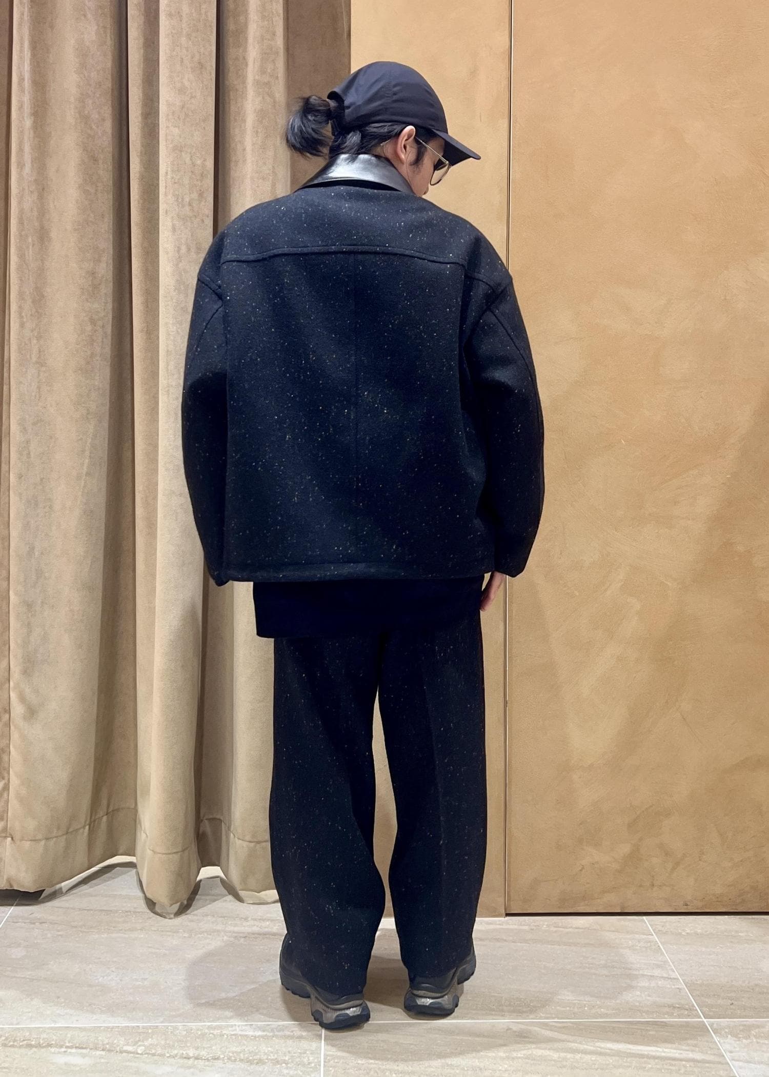 mimimeru　Aセットアップ　ネイビーS 今の時期におすすめセットアップ！ / murakami / ADAM ET ROPÉ FEMME