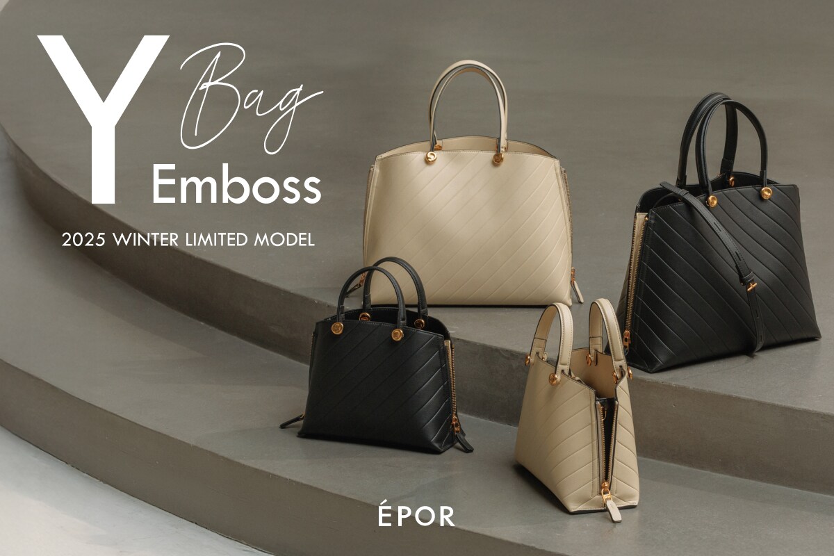 LIMITED MODEL「 Y BAG Emboss」新登場！