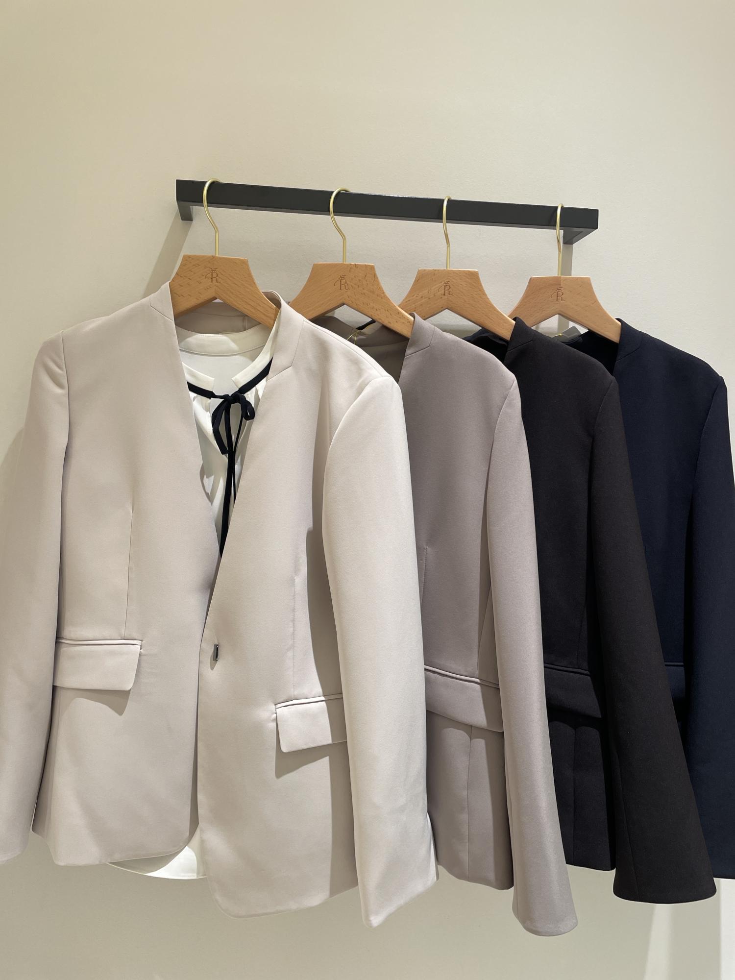 セットアップ対応】ノーカラージャケット / たかちゃん / ROPÉ PICNIC