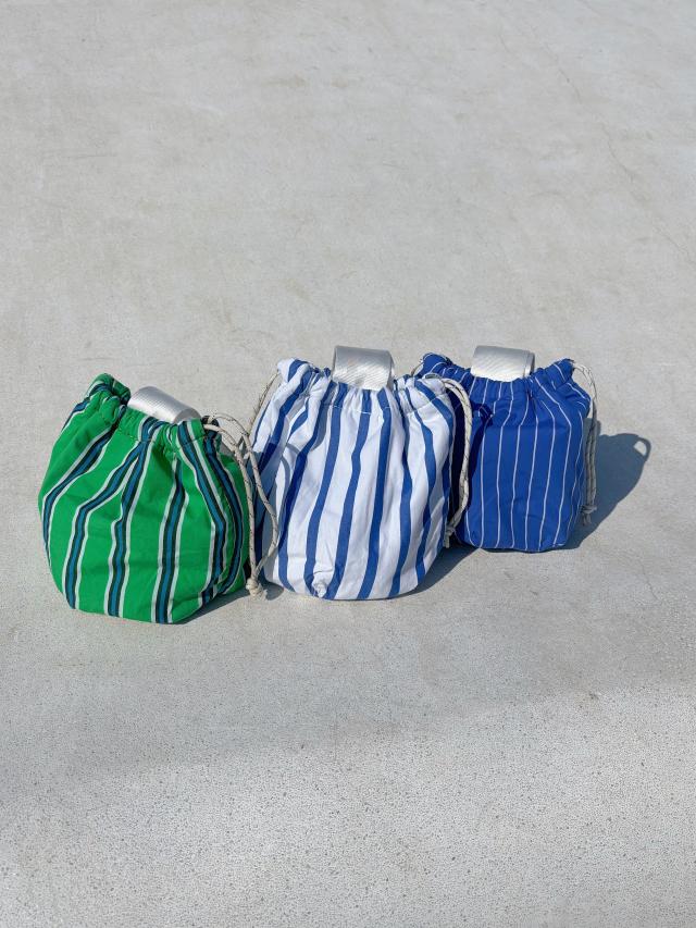 【PUEBCO】SHIRT FABRIC DRAWSTRING BAG