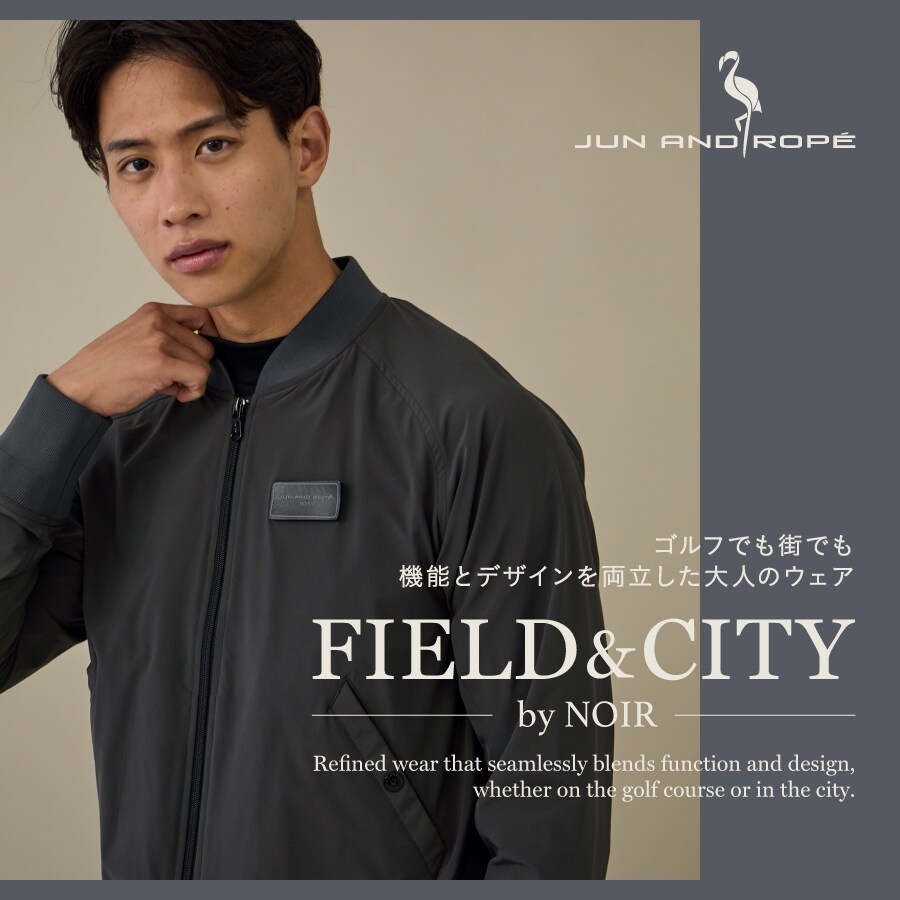 JUN&ROPE ジュン アンド ロペ　ハーフジップ ジャケット ゴルフ JUN&ROPÉ(ジュン アンド ロペ) | J'aDoRe JUN ONLINE（ジャドール